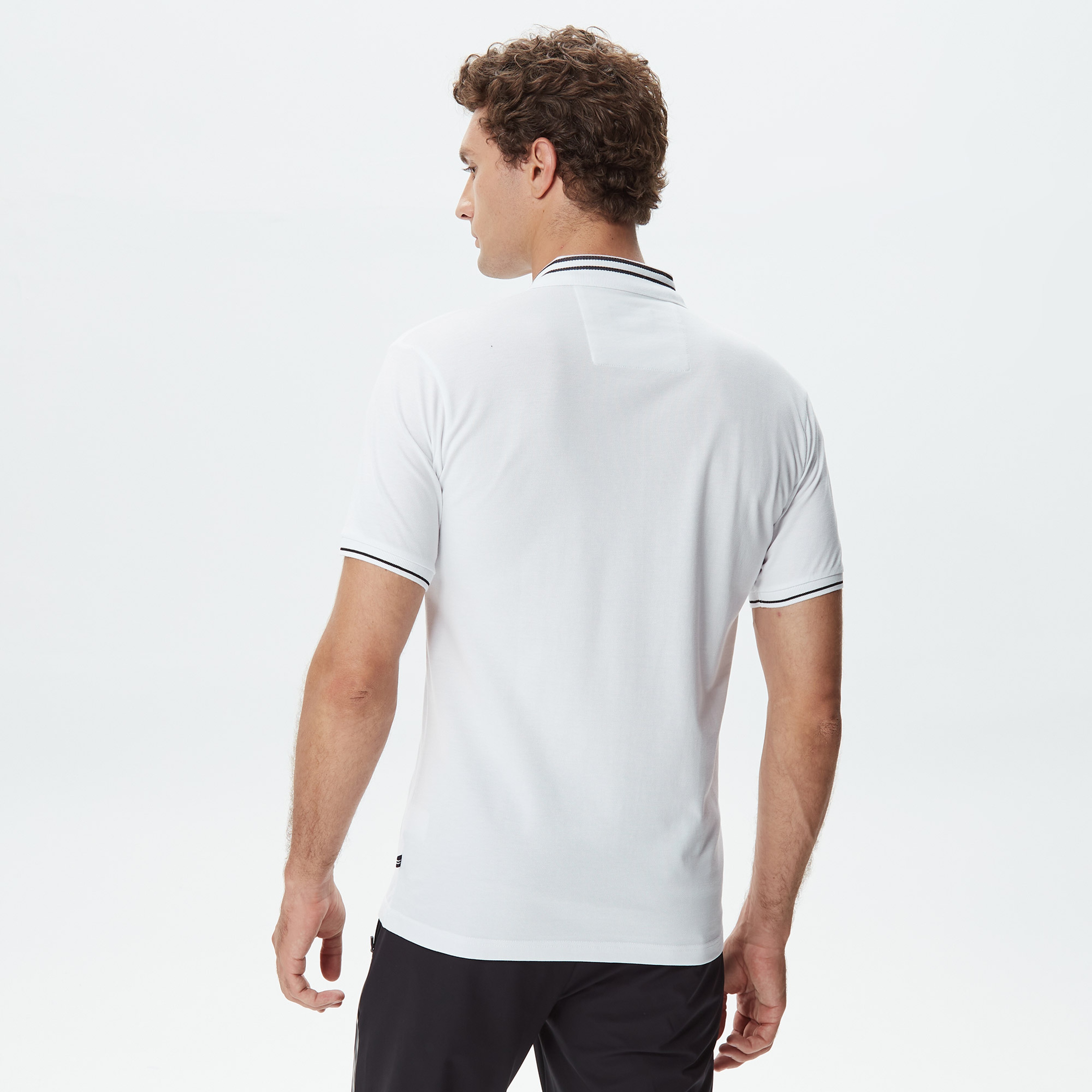 Nautica Erkek Beyaz Kısa Kollu Polo