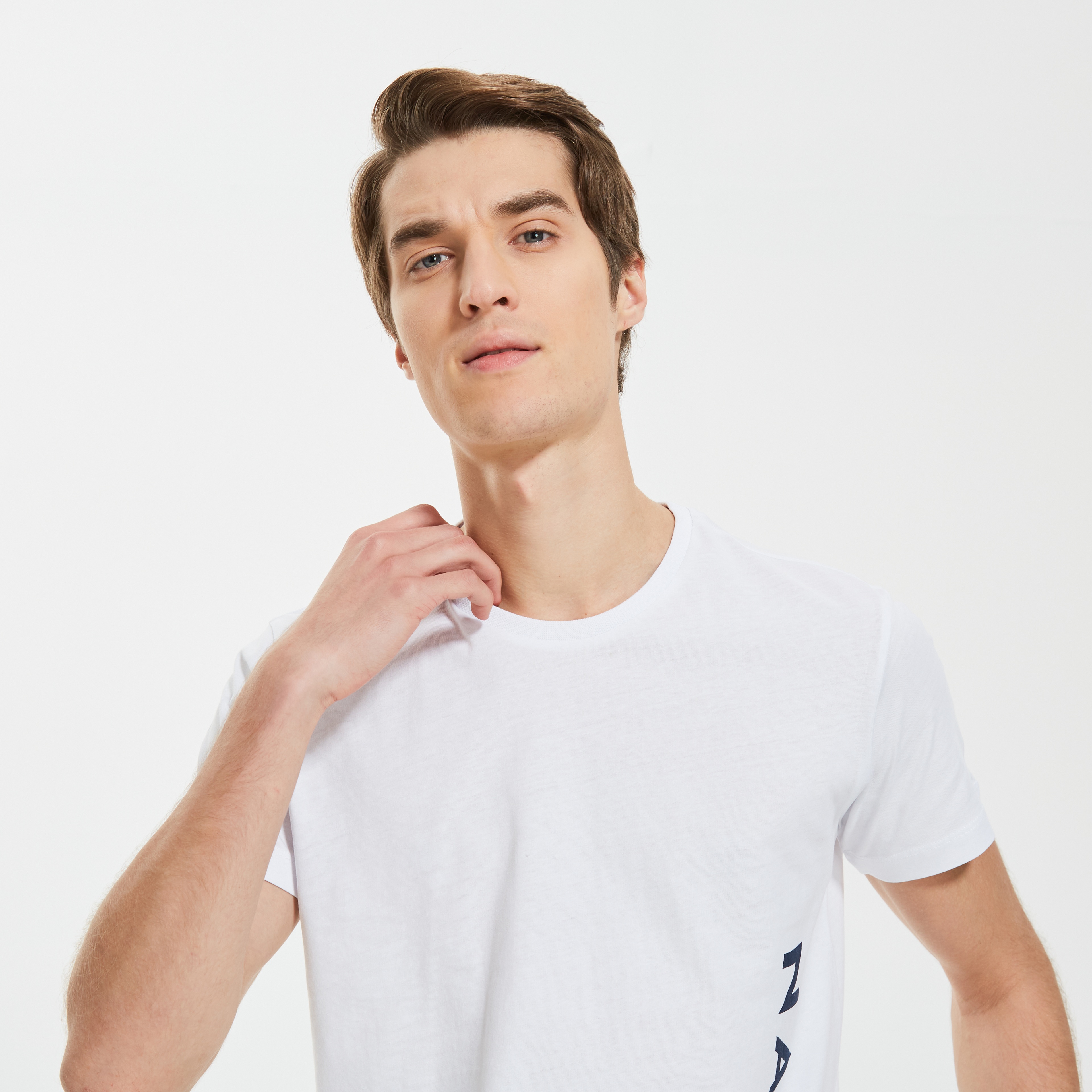 Nautica Erkek Beyaz Standart Fit T-Shirt