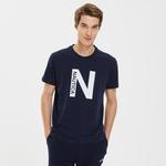Nautica Erkek Lacivert Standart Fit T-Shirt