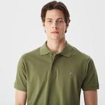 Nautica Erkek Yeşil Classic Fit Kısa Kollu Polo Yaka T-Shirt