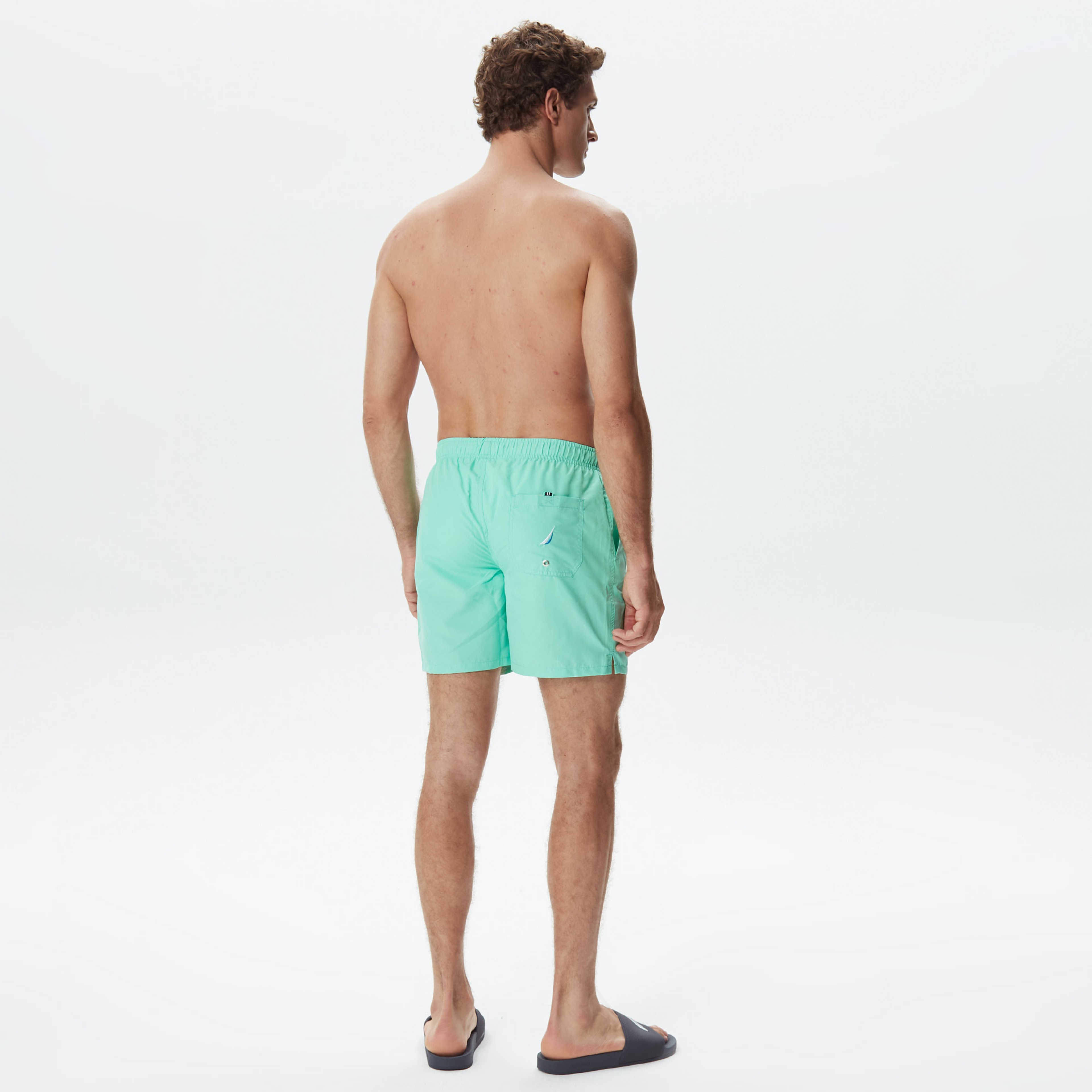 Nautica Erkek Yeşil Standart Fit Mayo Şort