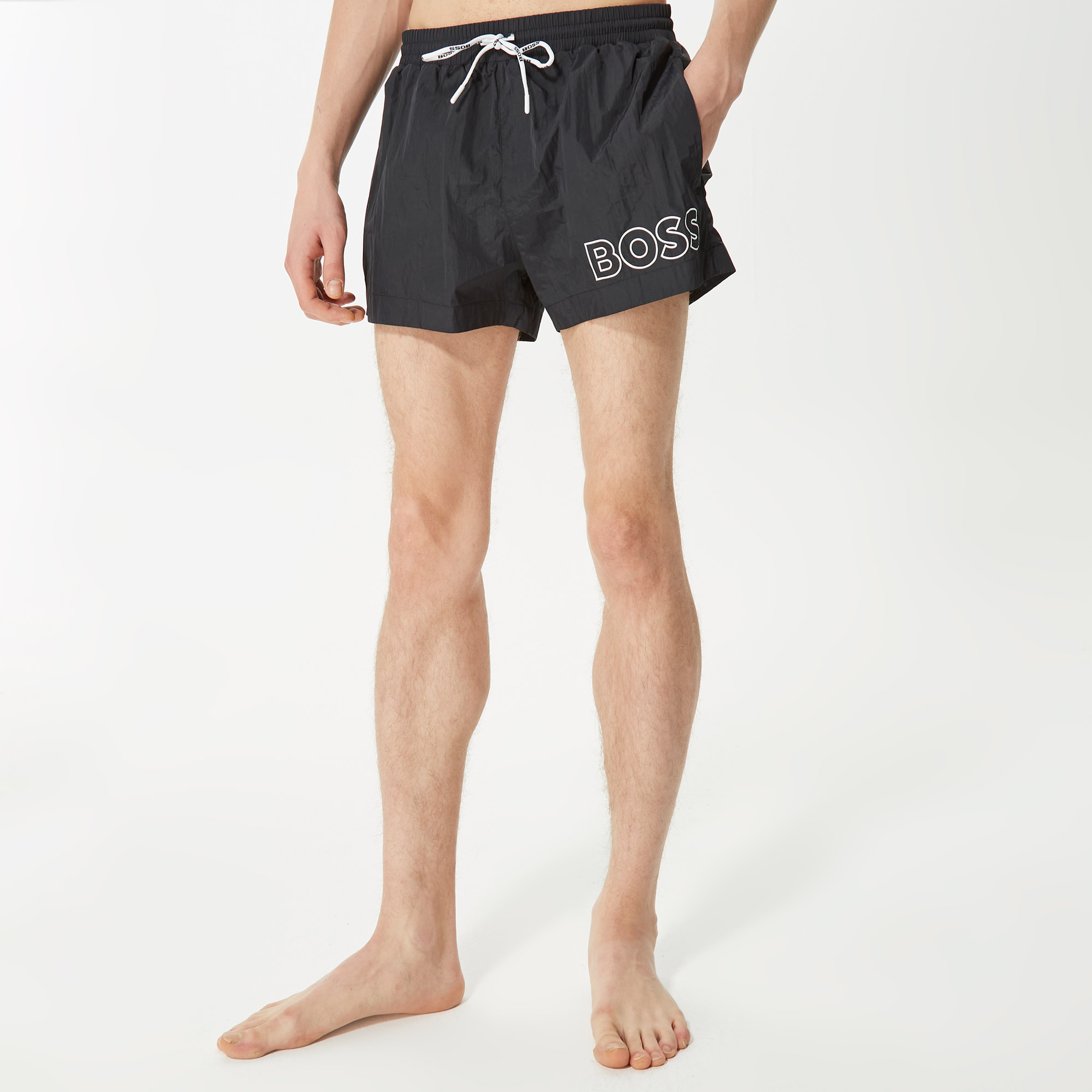 Boss Mooneye Erkek Siyah Mayo Şort