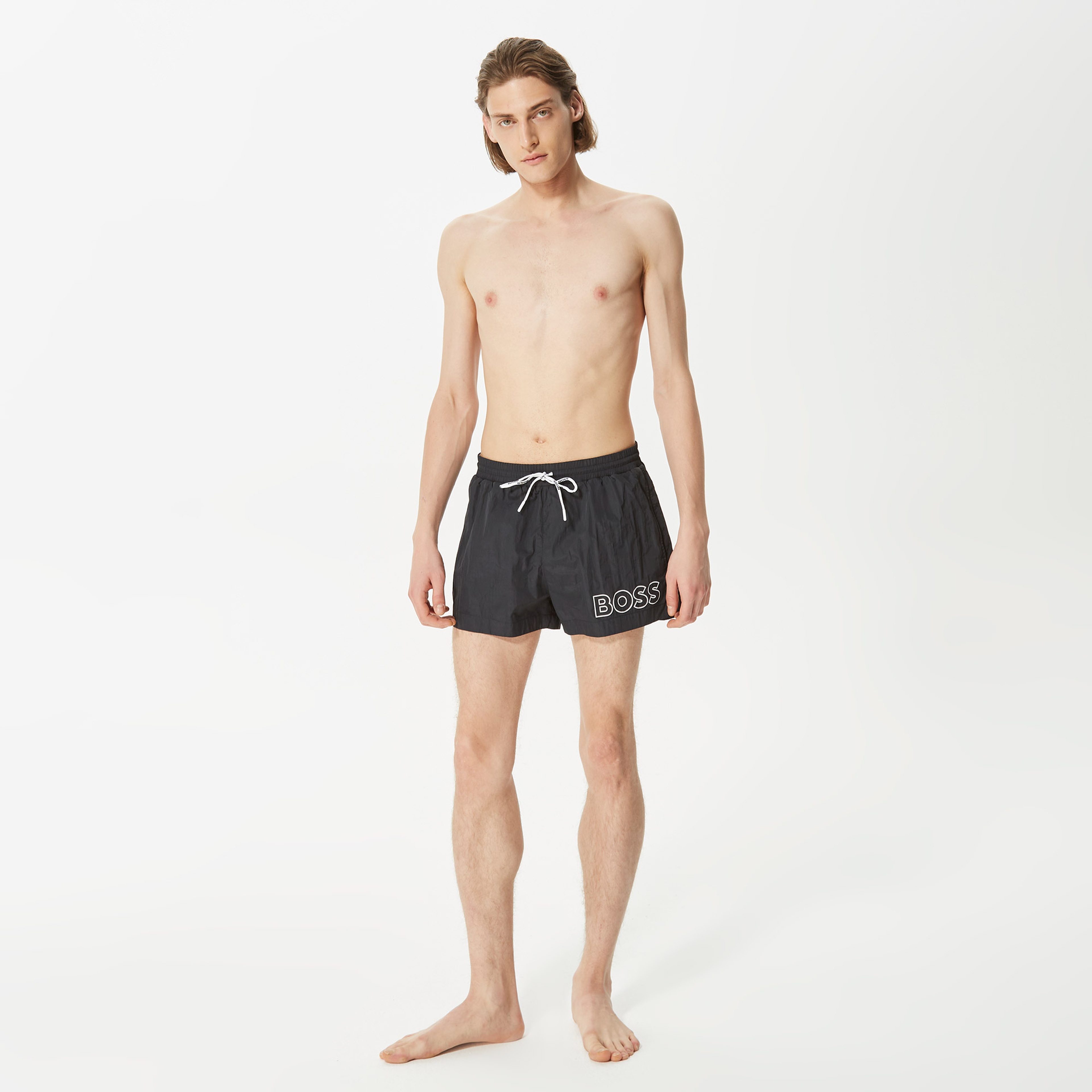 Boss Mooneye Erkek Siyah Mayo Şort