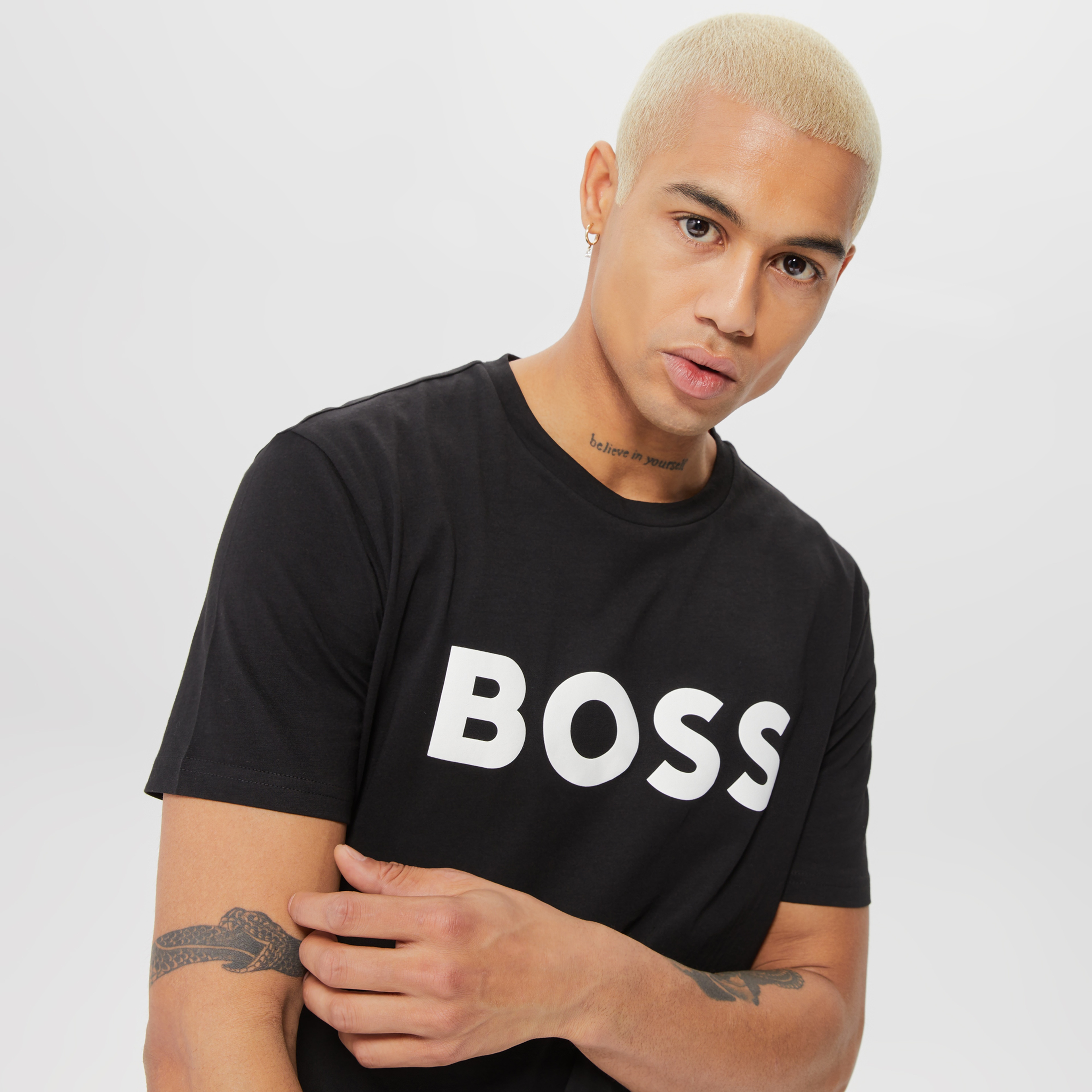 Boss Erkek Siyah T-Shirt