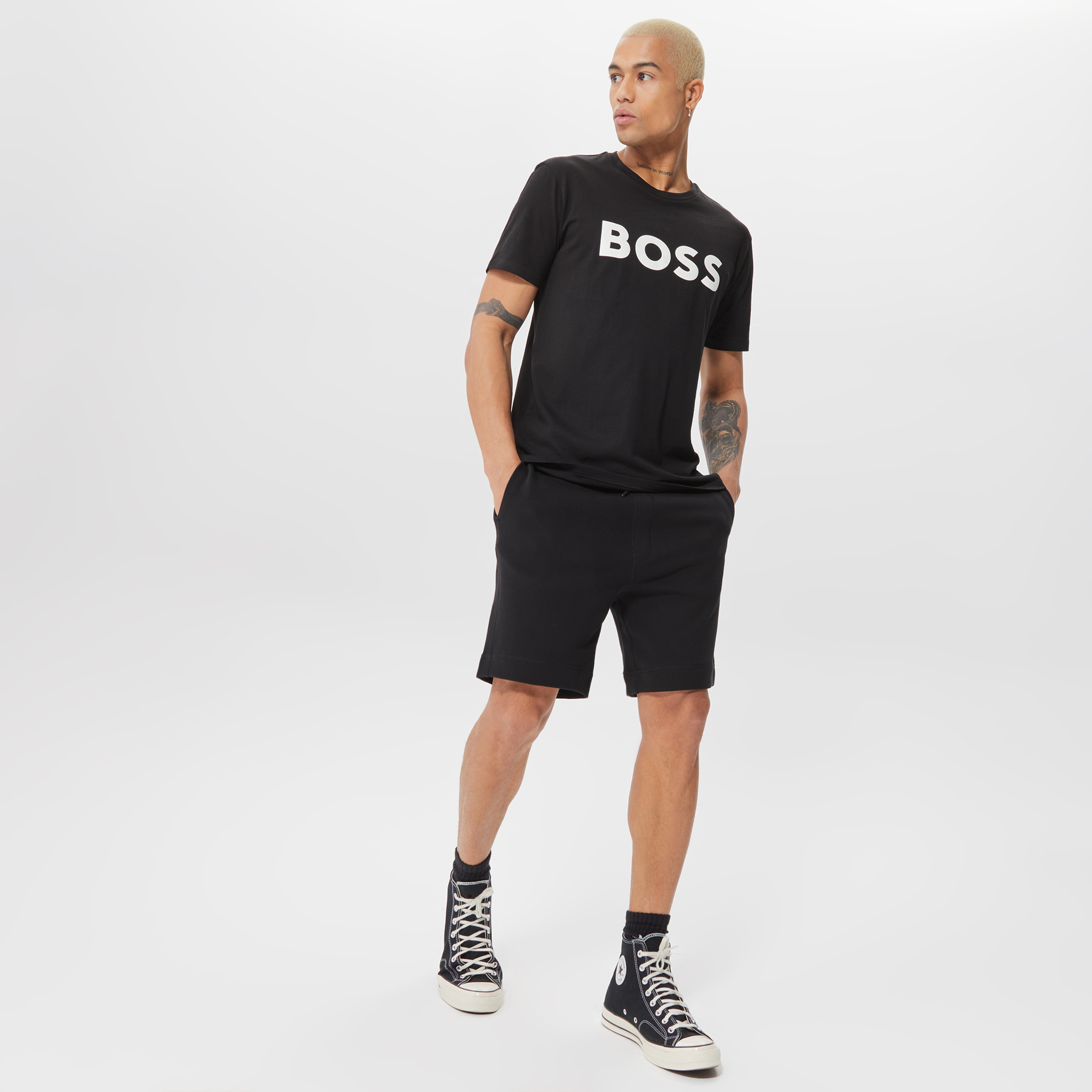 Boss Erkek Siyah T-Shirt