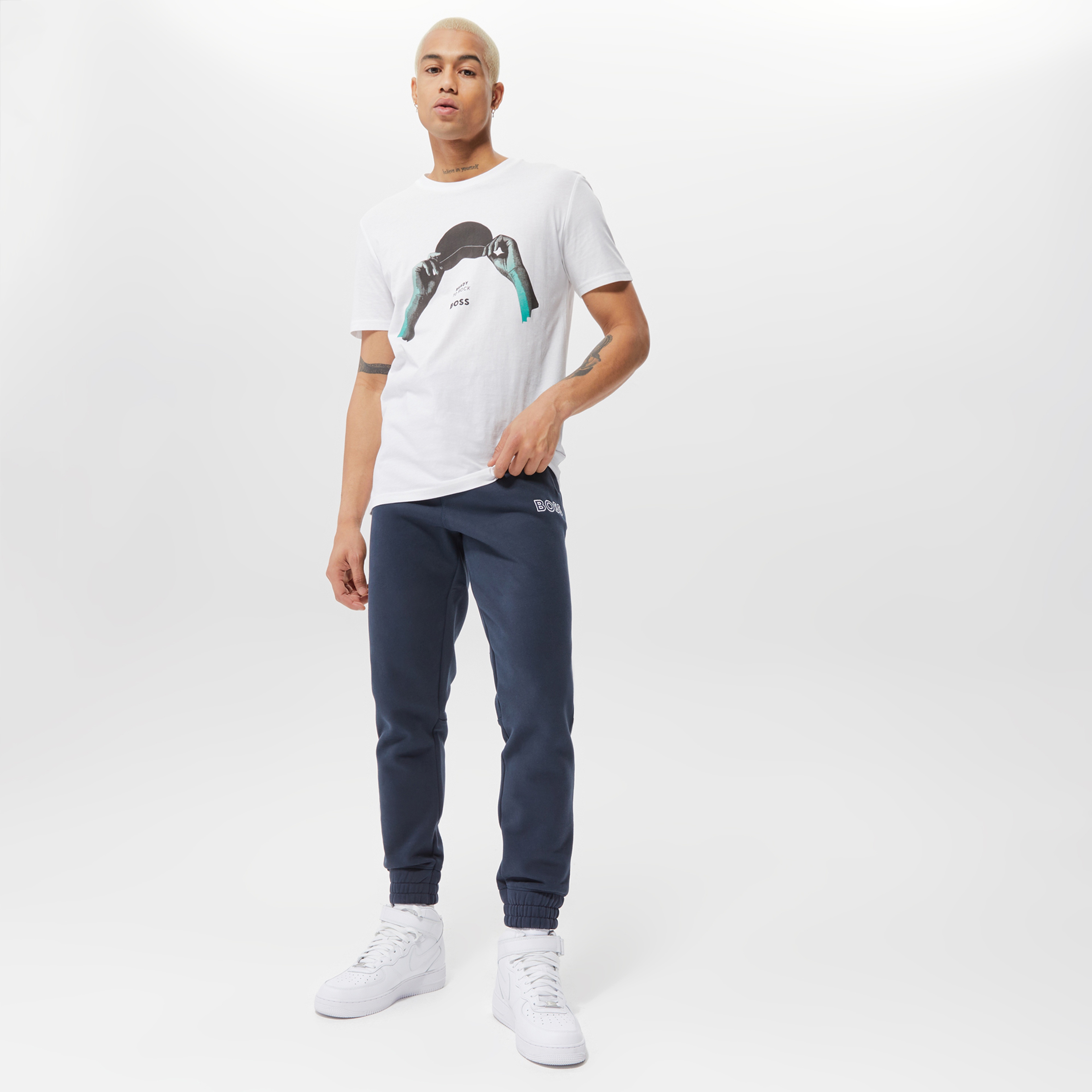 Boss Erkek Lacivert Pantolon