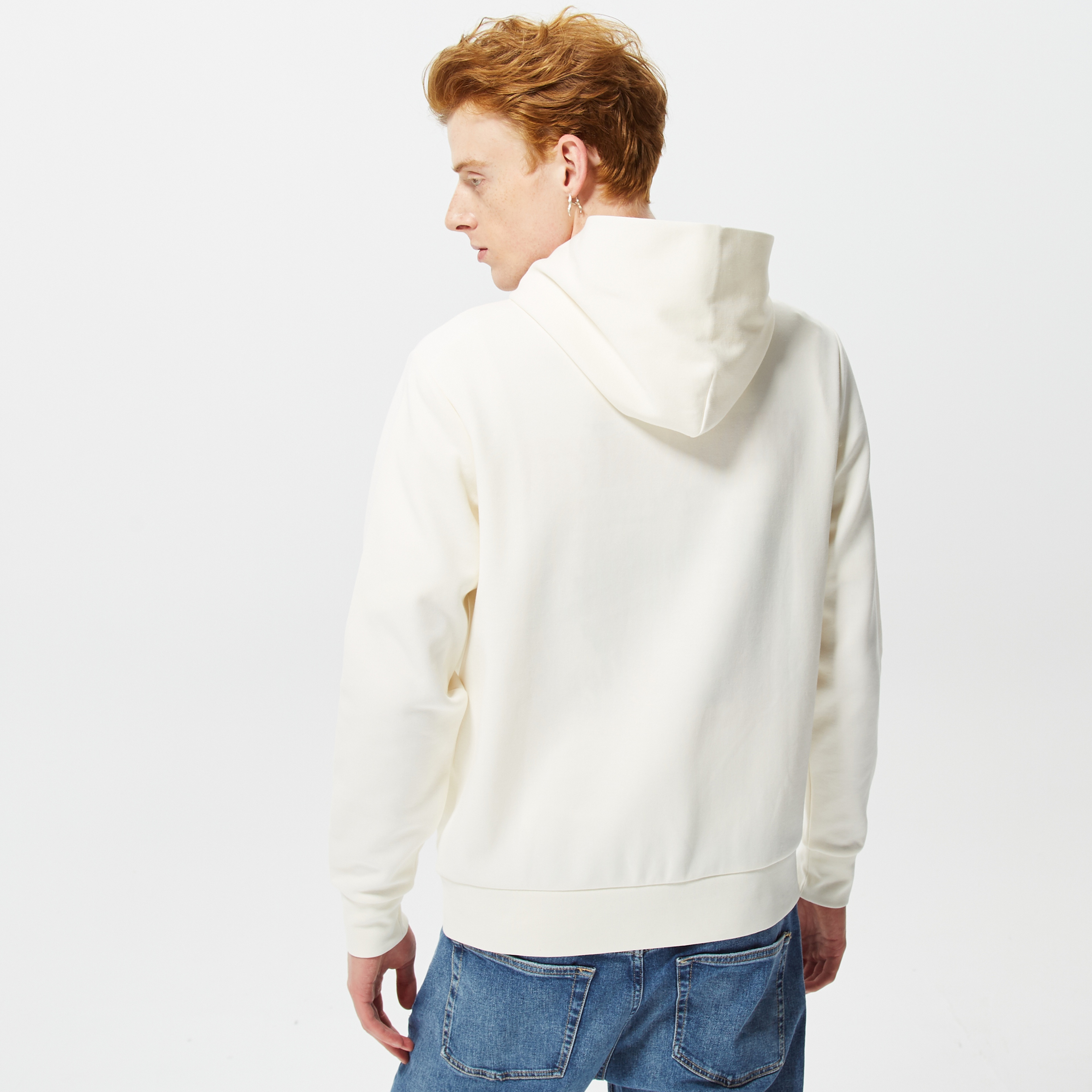 Calvin Klein Erkek Beyaz Sweatshirt