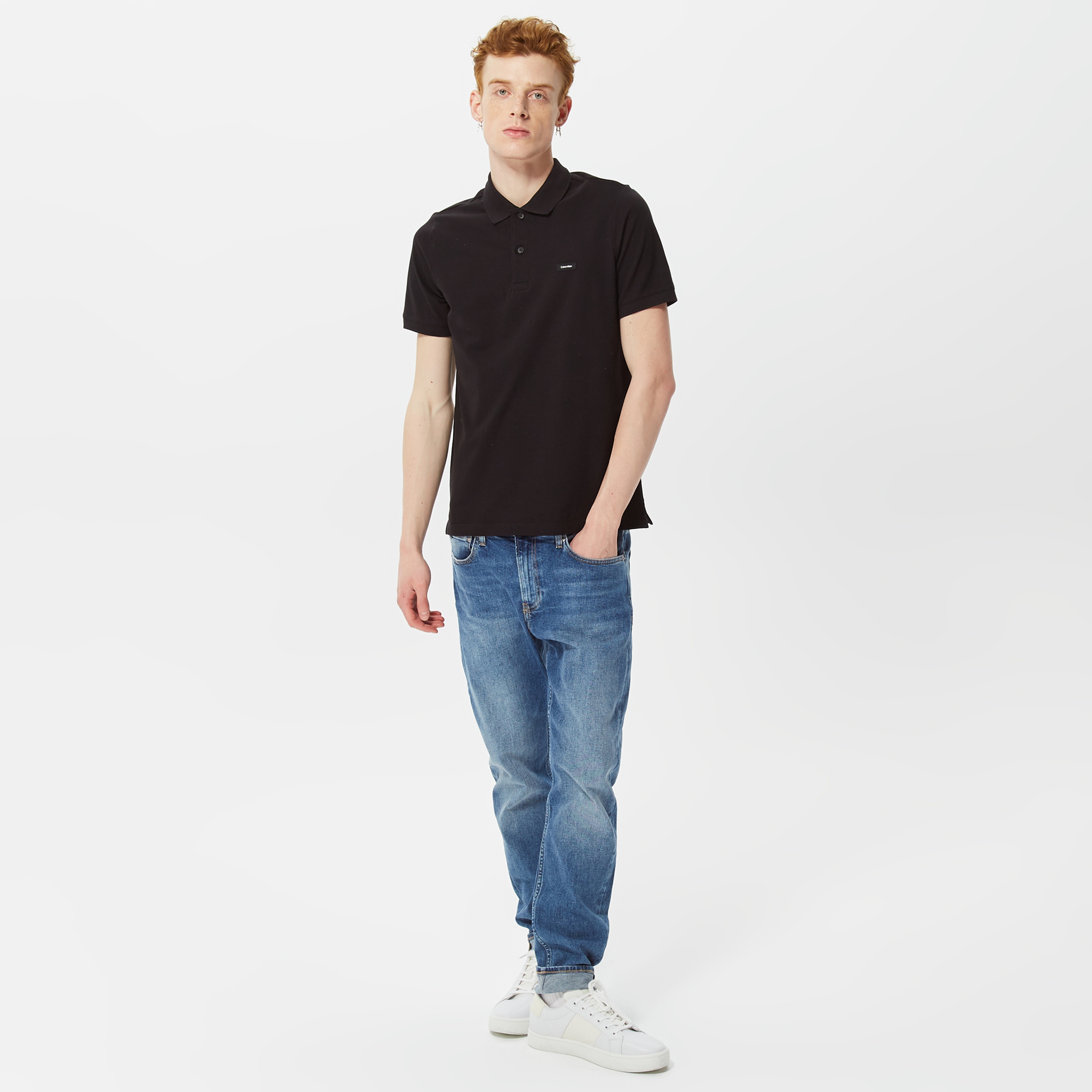 Calvin Klein Erkek Siyah Polo