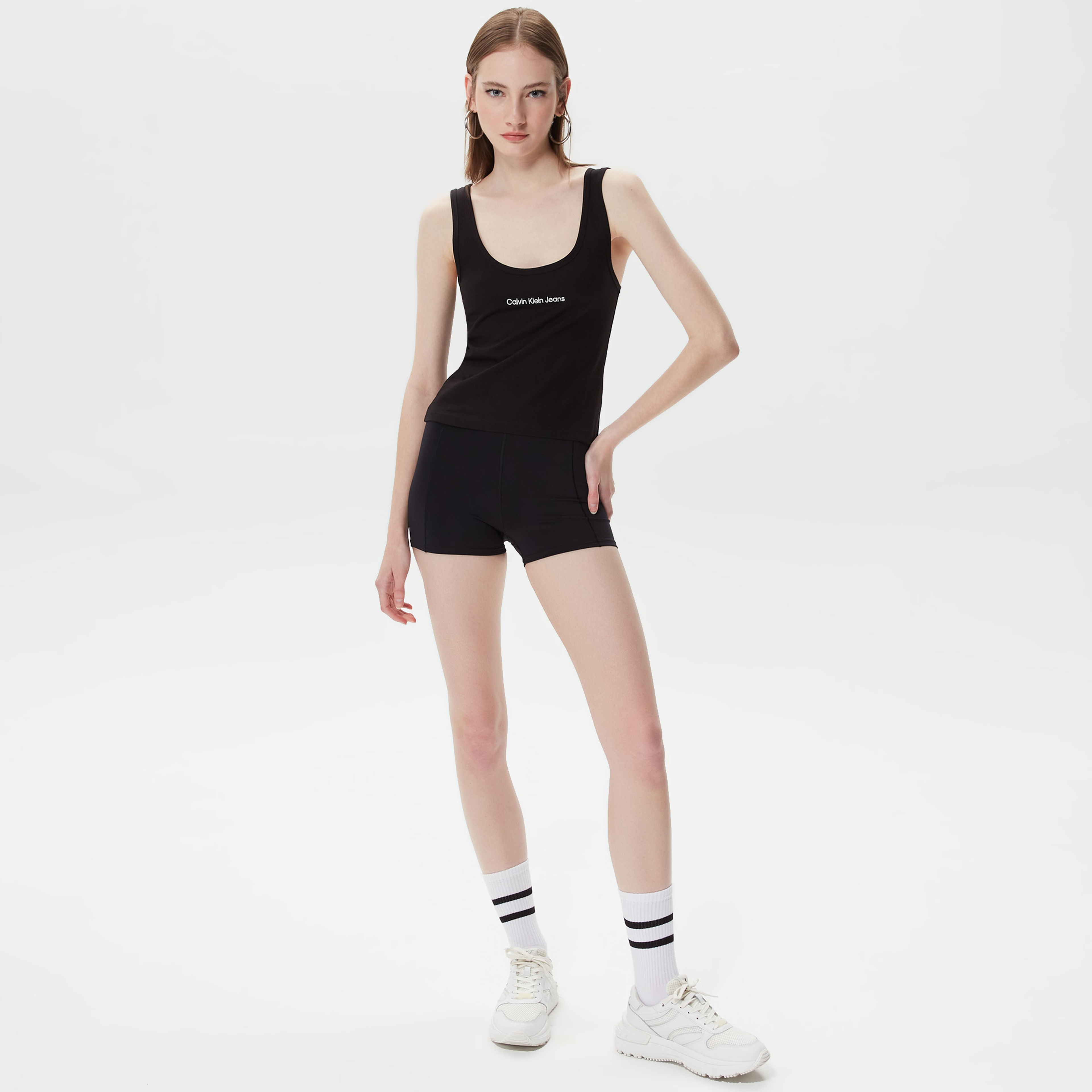 Calvin Klein Kadın Siyah T-Shirt