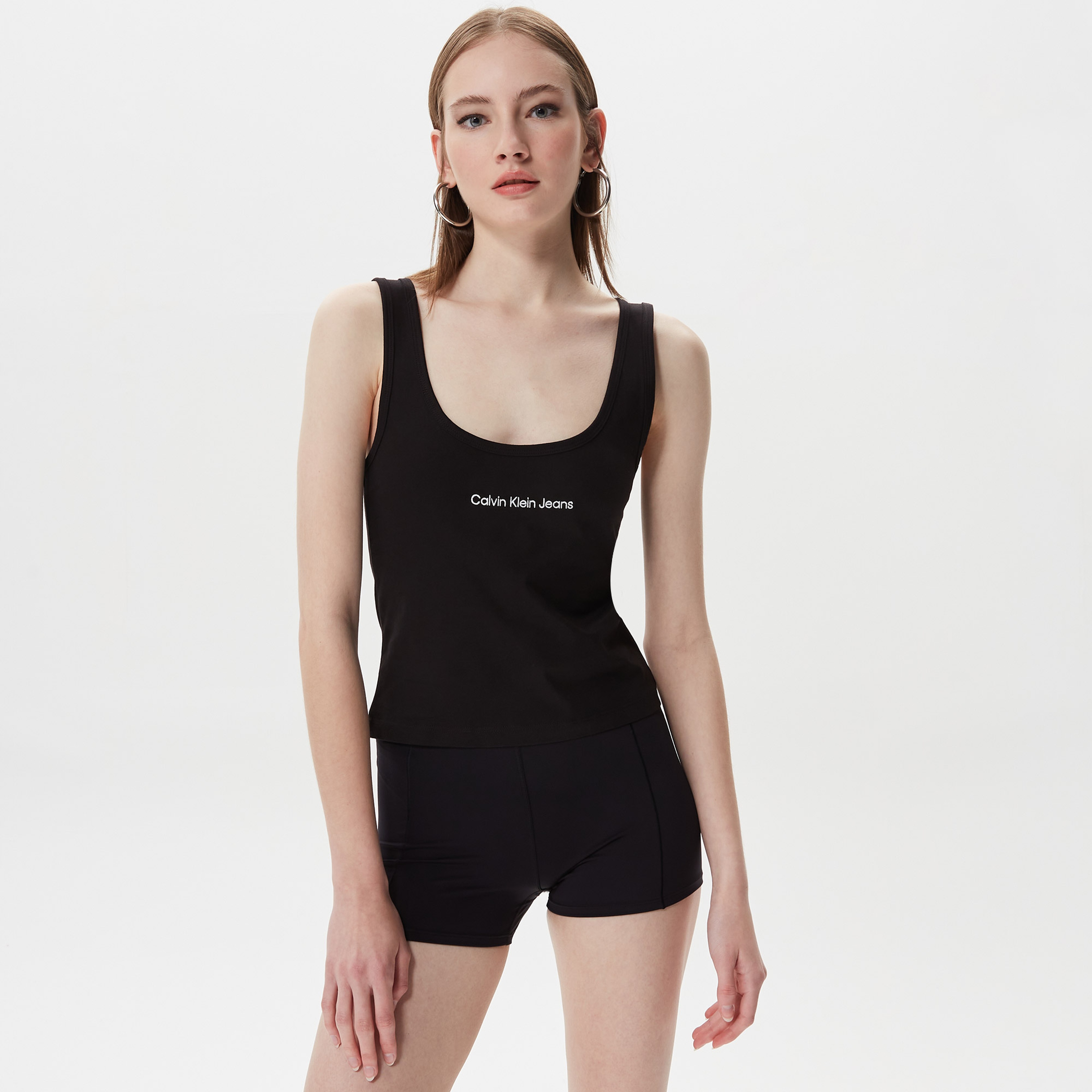 Calvin Klein Kadın Siyah T-Shirt