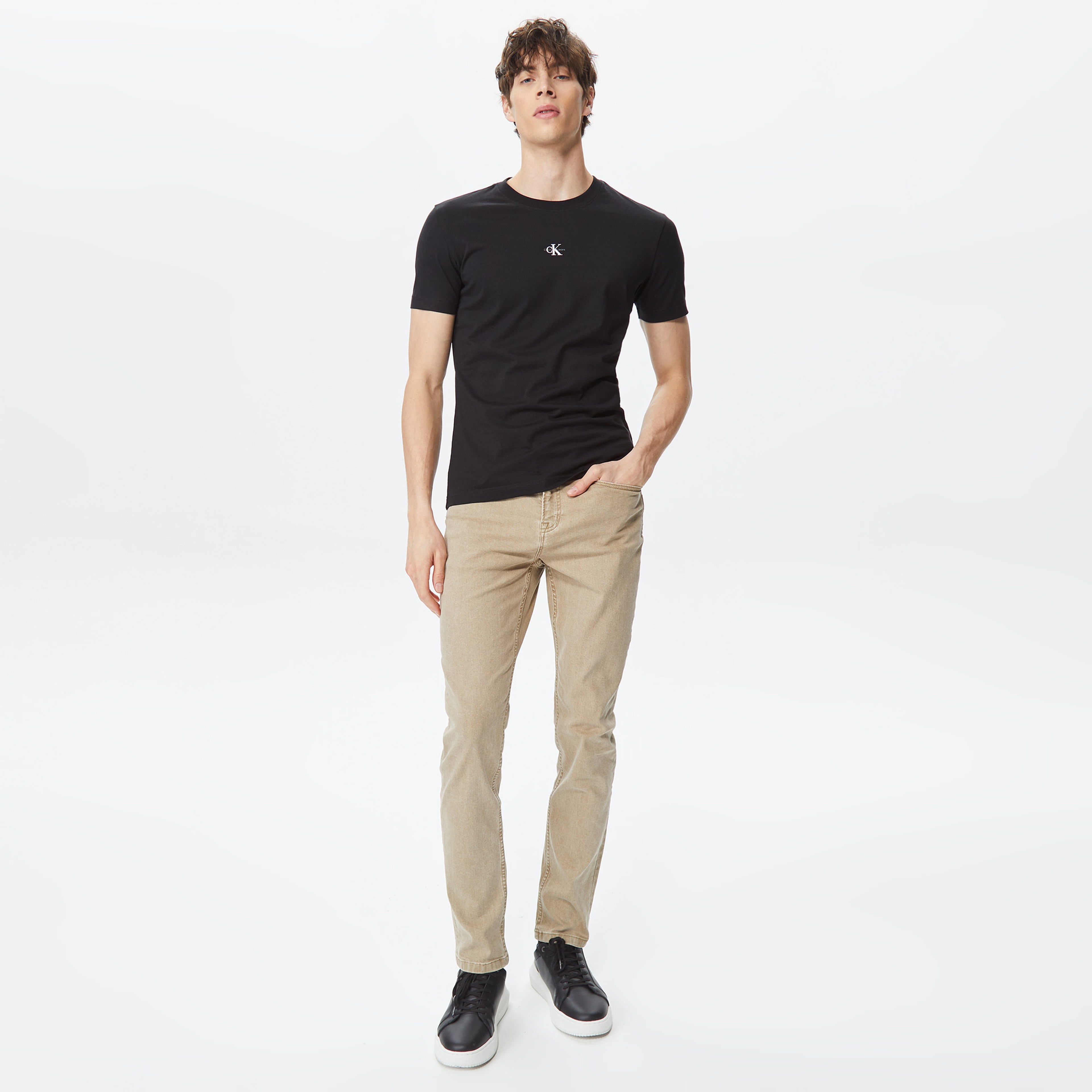 Calvin Klein Erkek Siyah T-Shirt