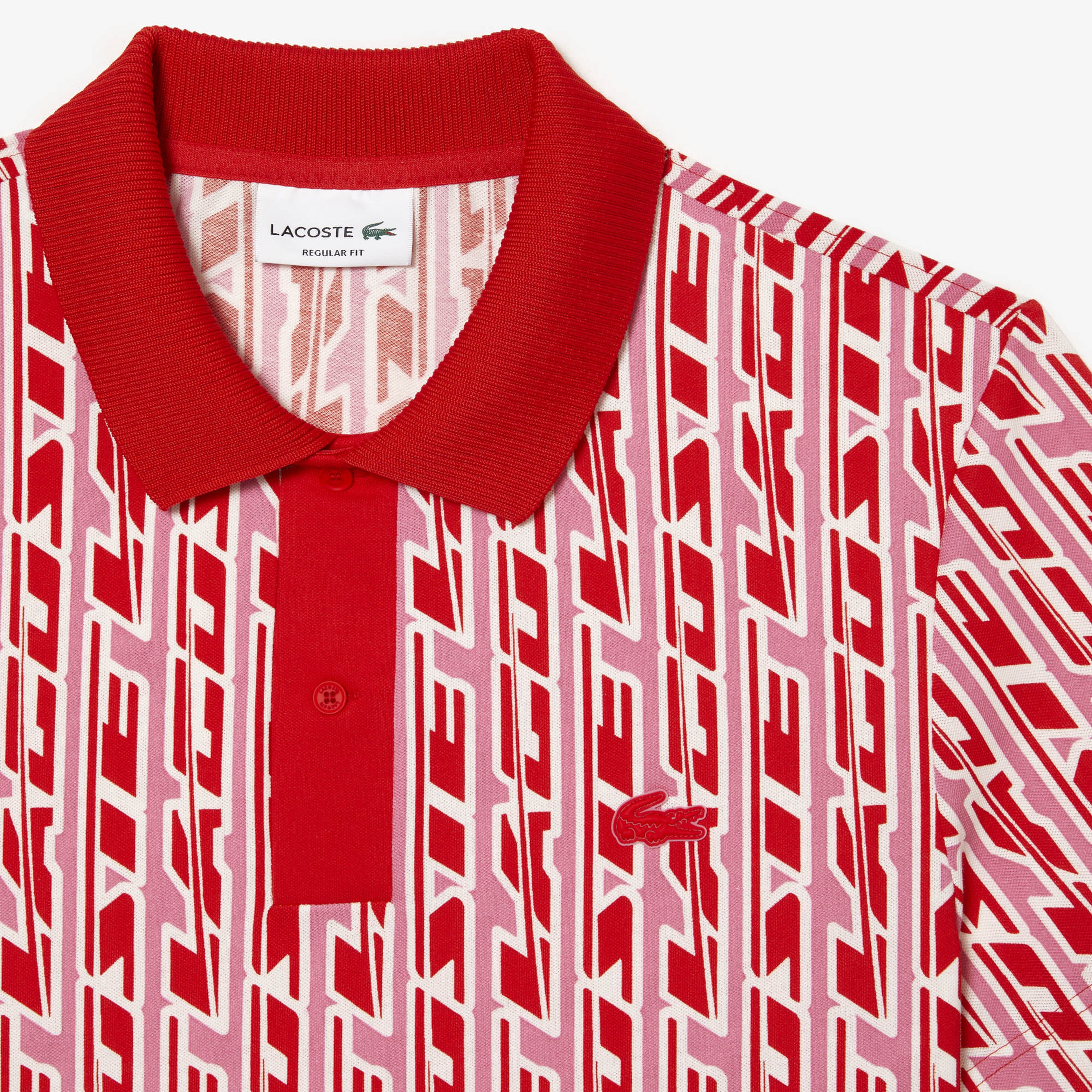 Active Erkek Regular Fit Baskılı Kırmızı Polo