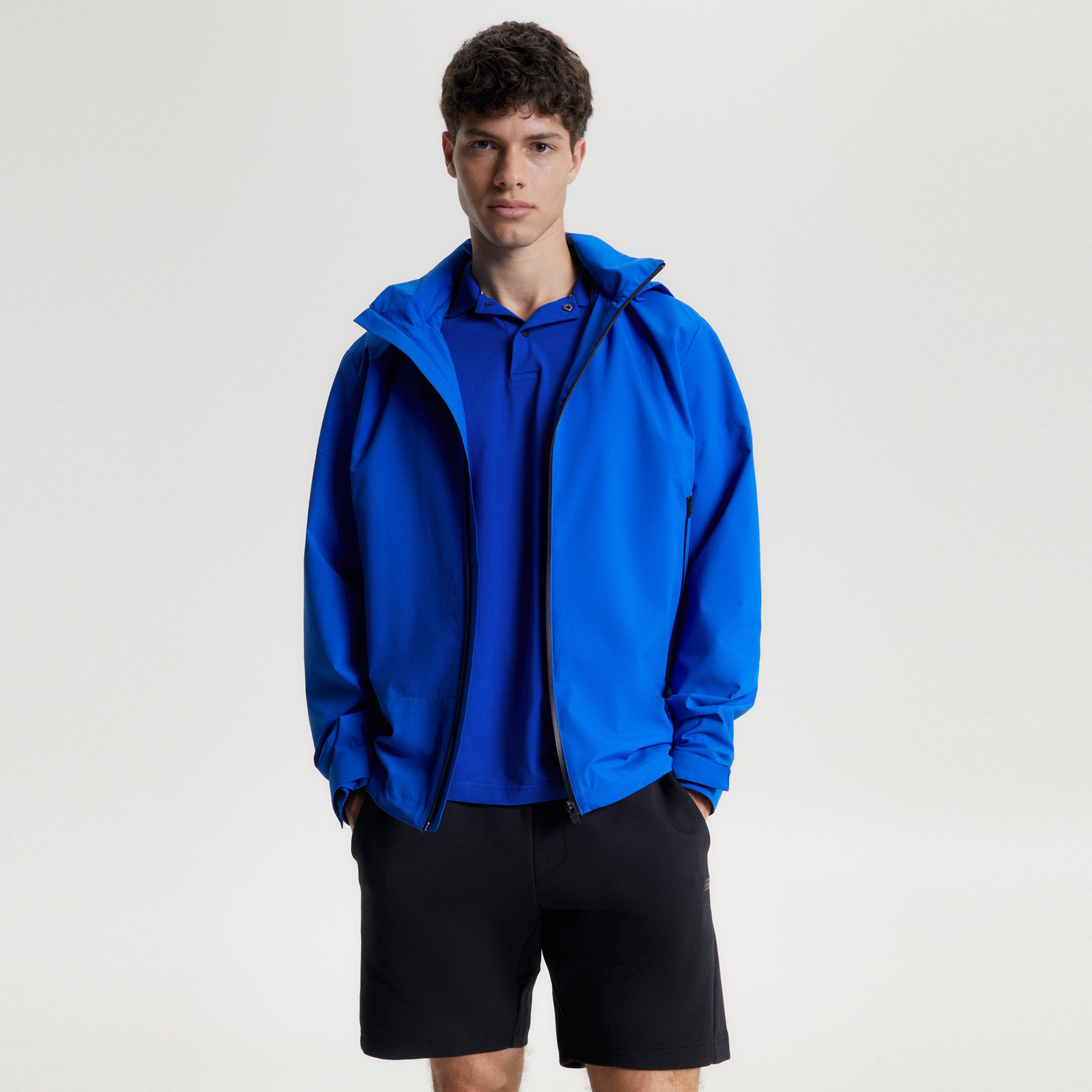 Tommy Hilfiger Erkek Mavi Mont