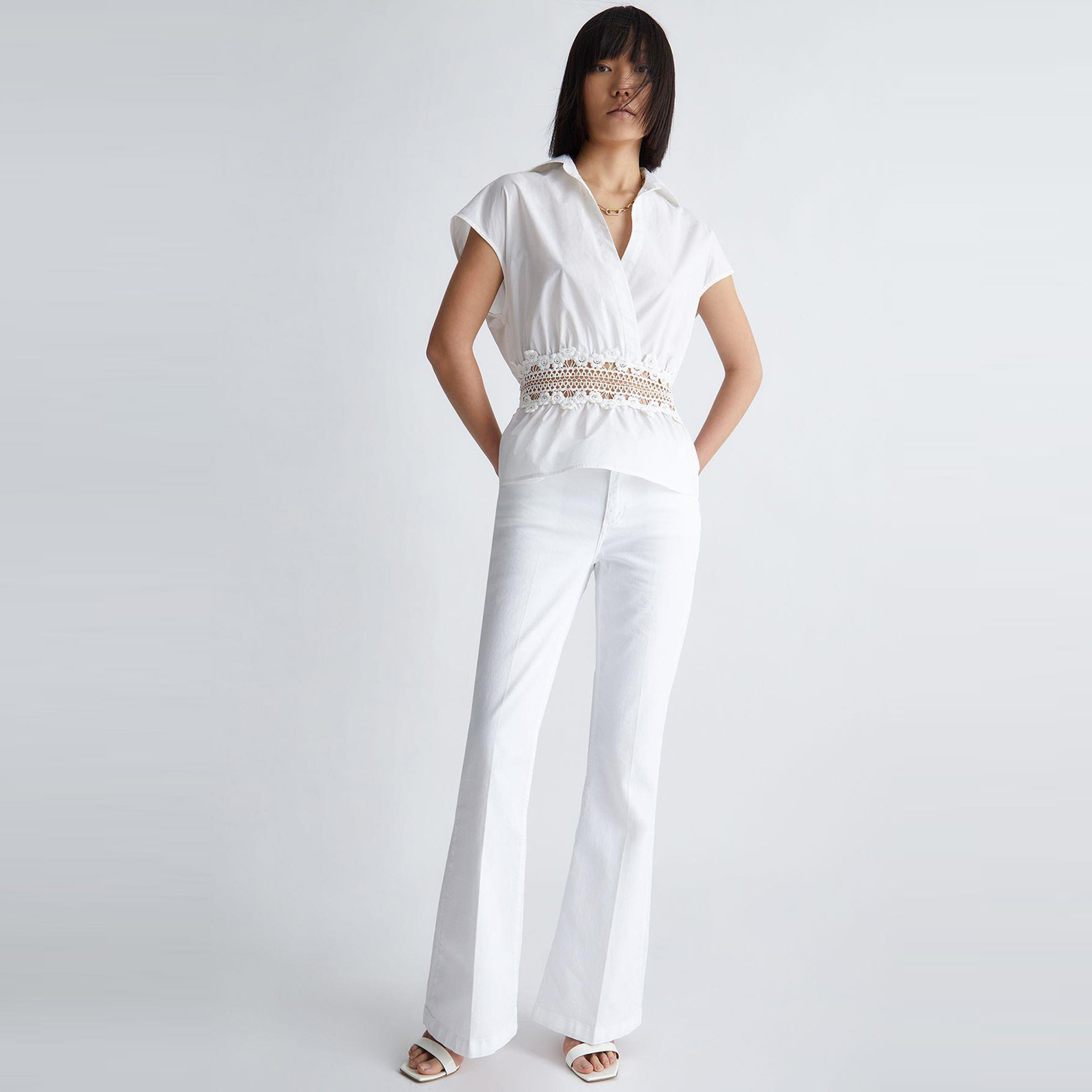 Liu Jo Kadın Beyaz Bluz