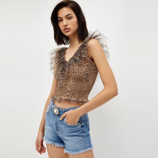 Liu Jo Kadın Bej Bluz