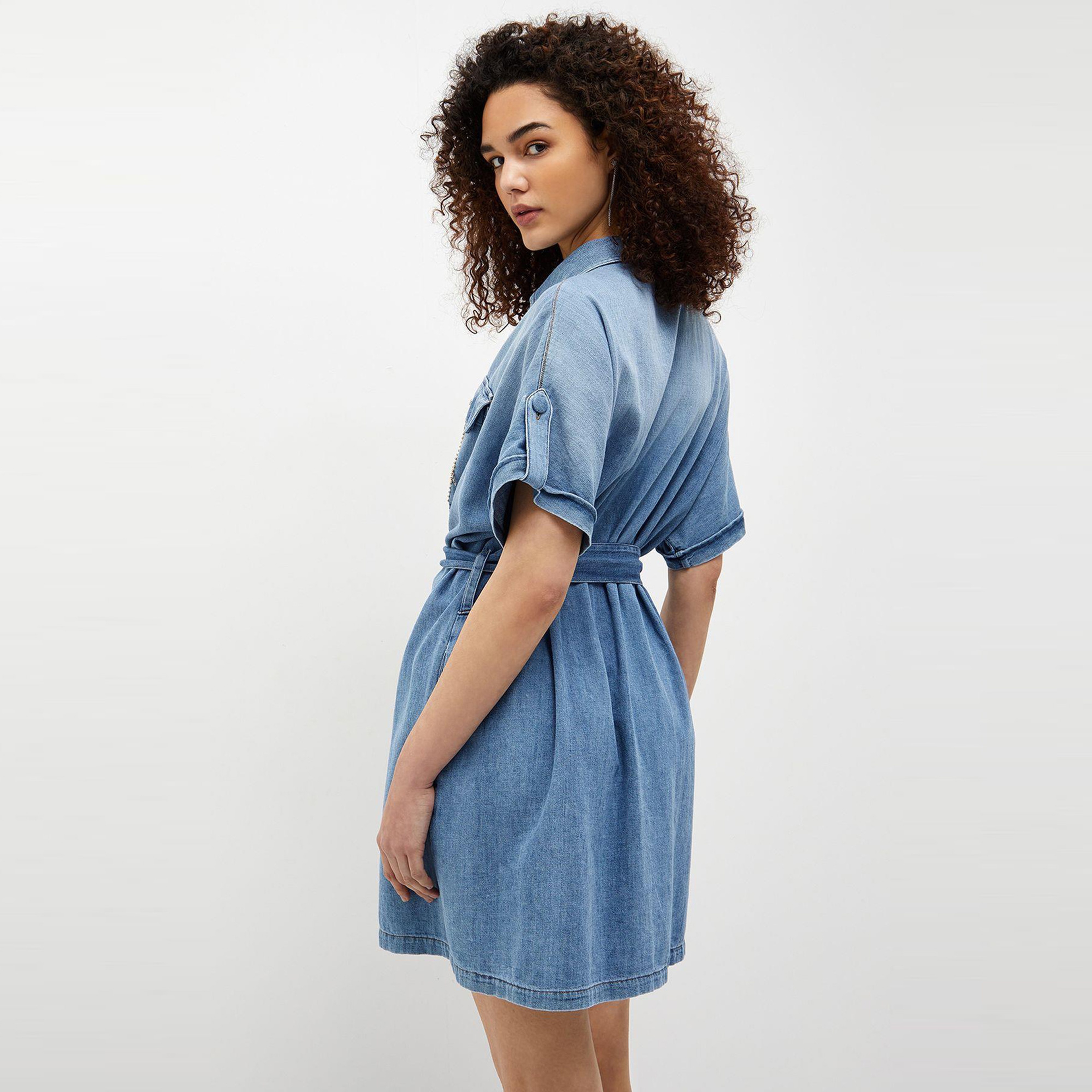 Liu Jo Kadın Mavi Elbise