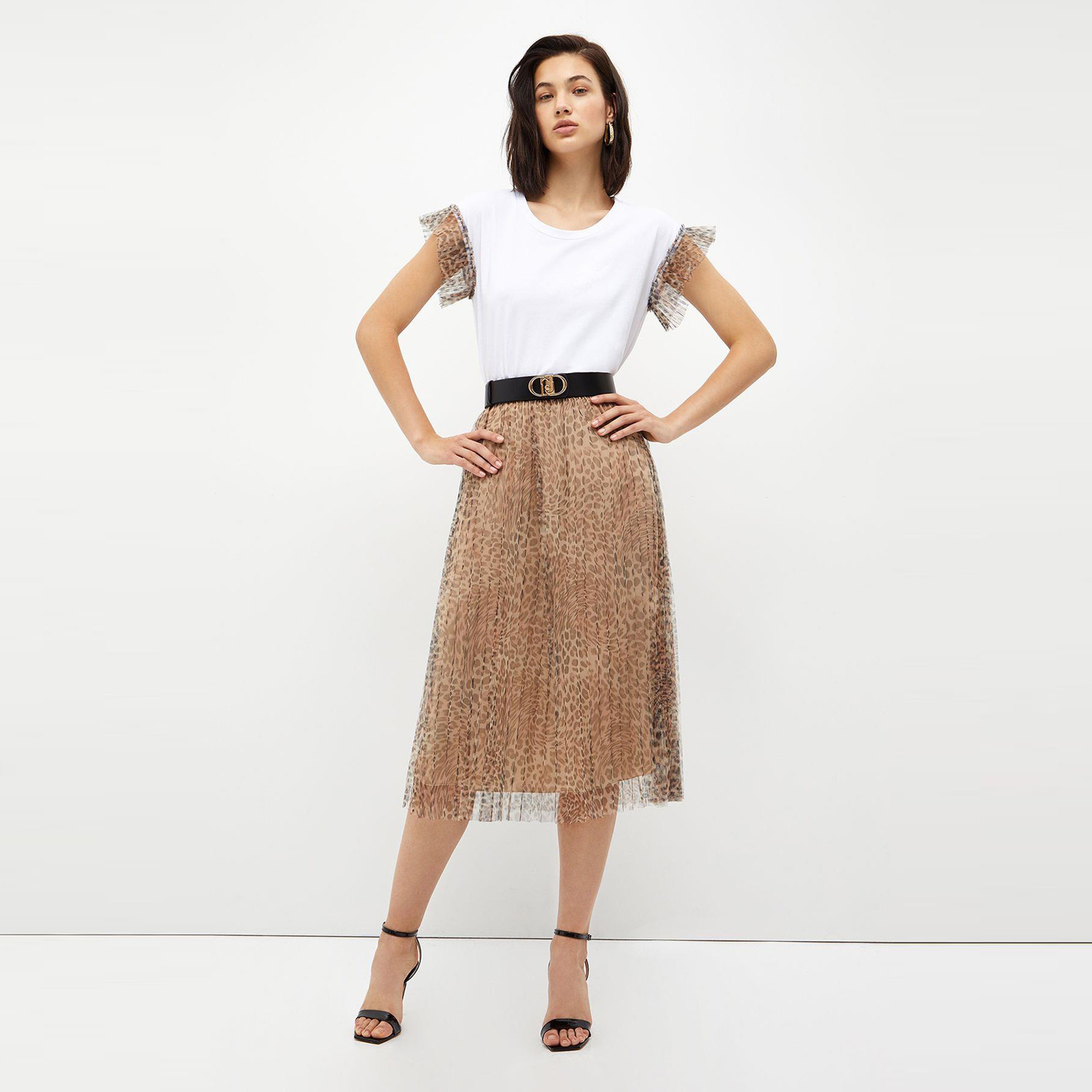 Liu Jo Kadın Bej Etek