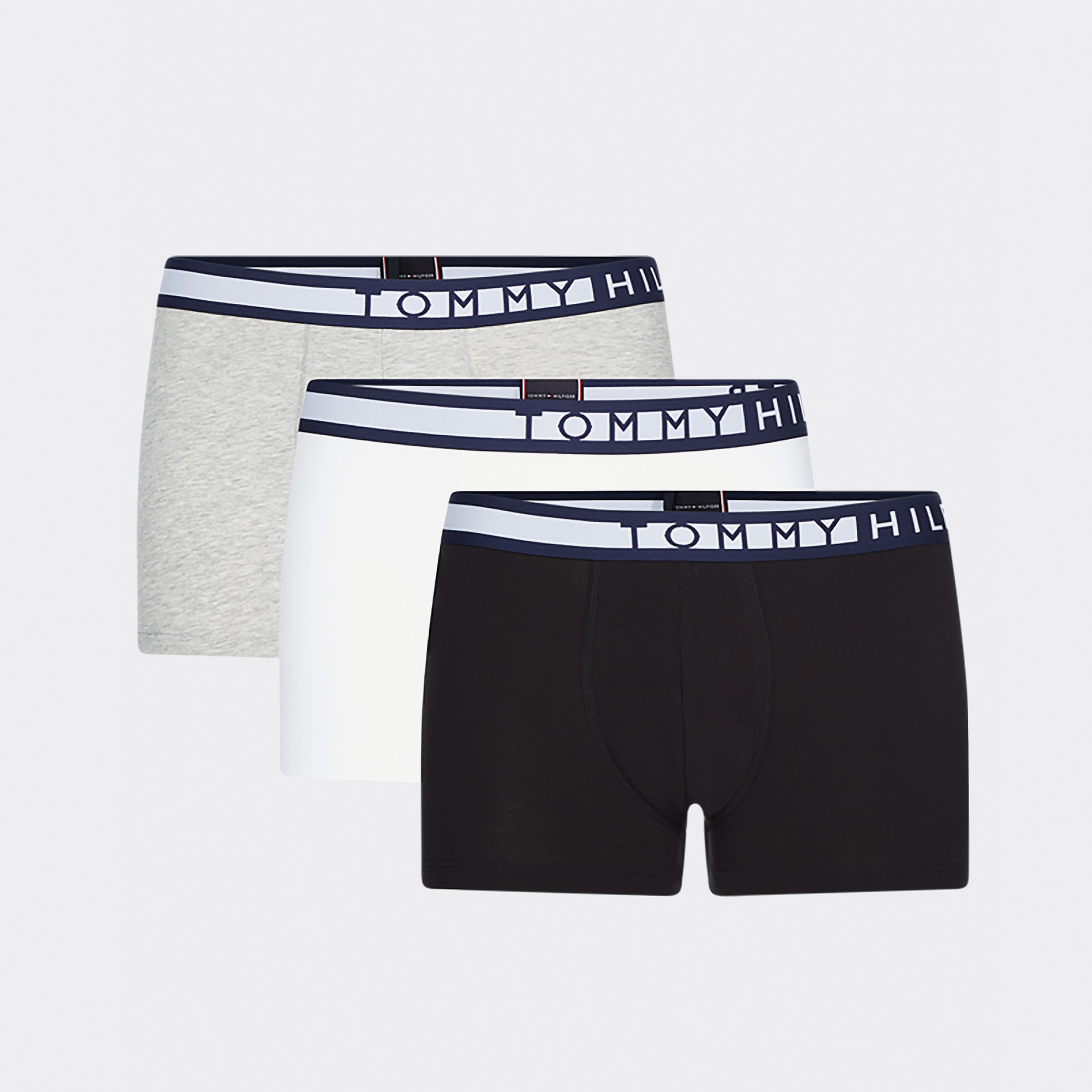 Tommy Hilfiger 3 Parça Trunk Erkek Siyah Boxer