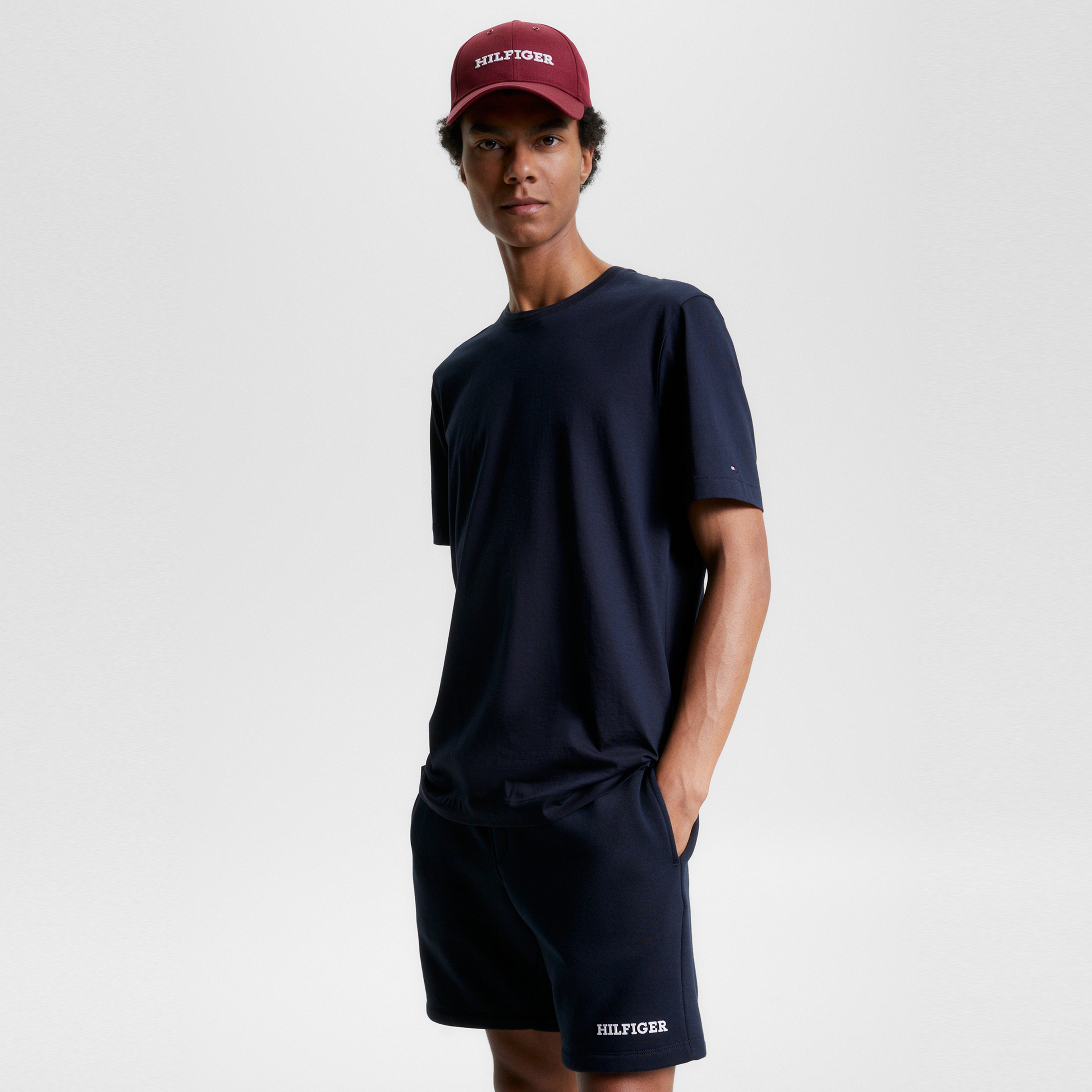 Tommy Hilfiger Erkek Mavi T-Shirt