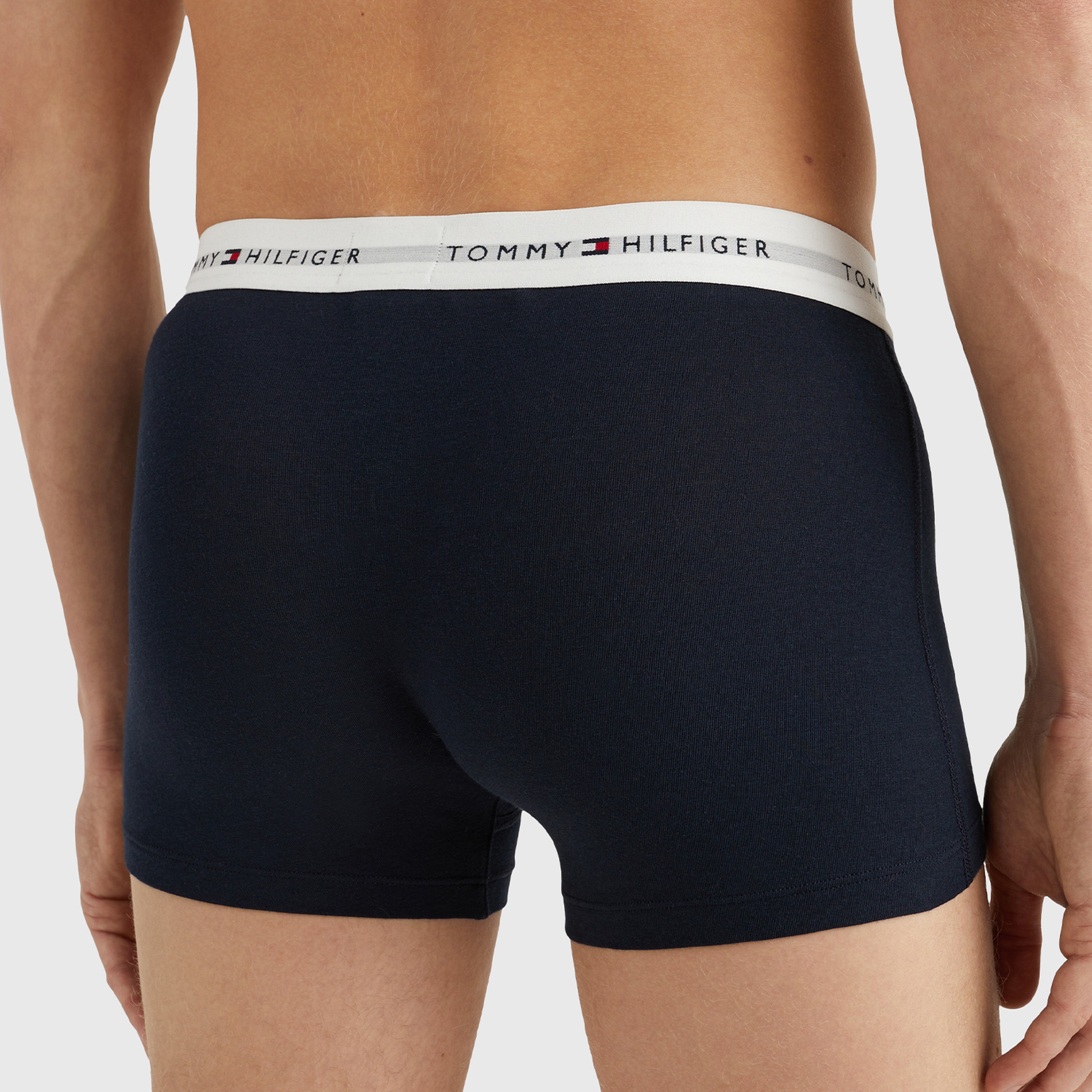 Tommy Hilfiger 3'lü Trunk Erkek Siyah Boxer