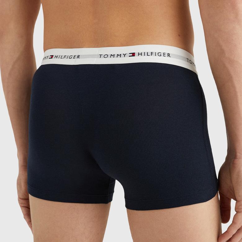 Tommy Hilfiger 3'lü Trunk Erkek Siyah Boxer