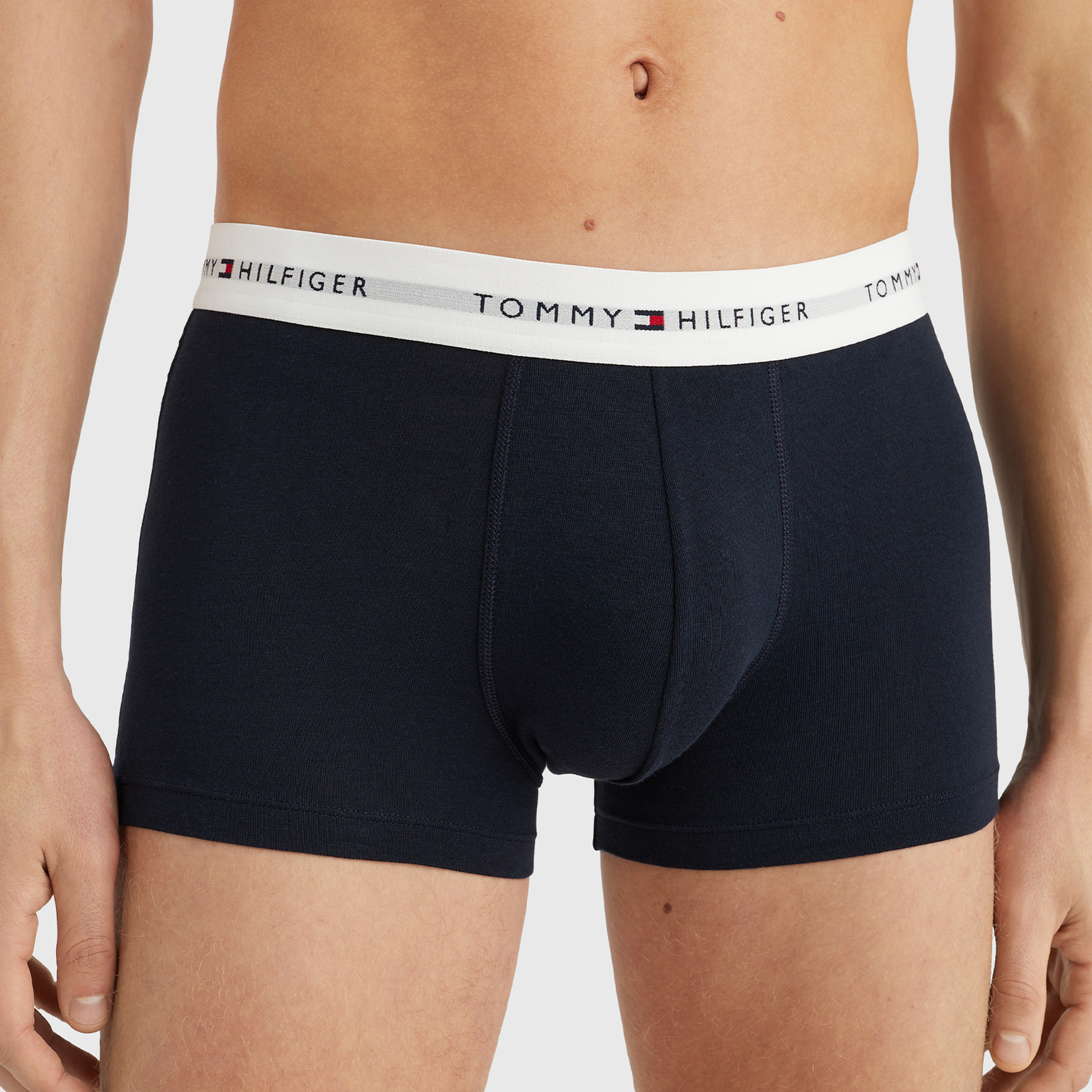 Tommy Hilfiger 3'lü Trunk Erkek Siyah Boxer
