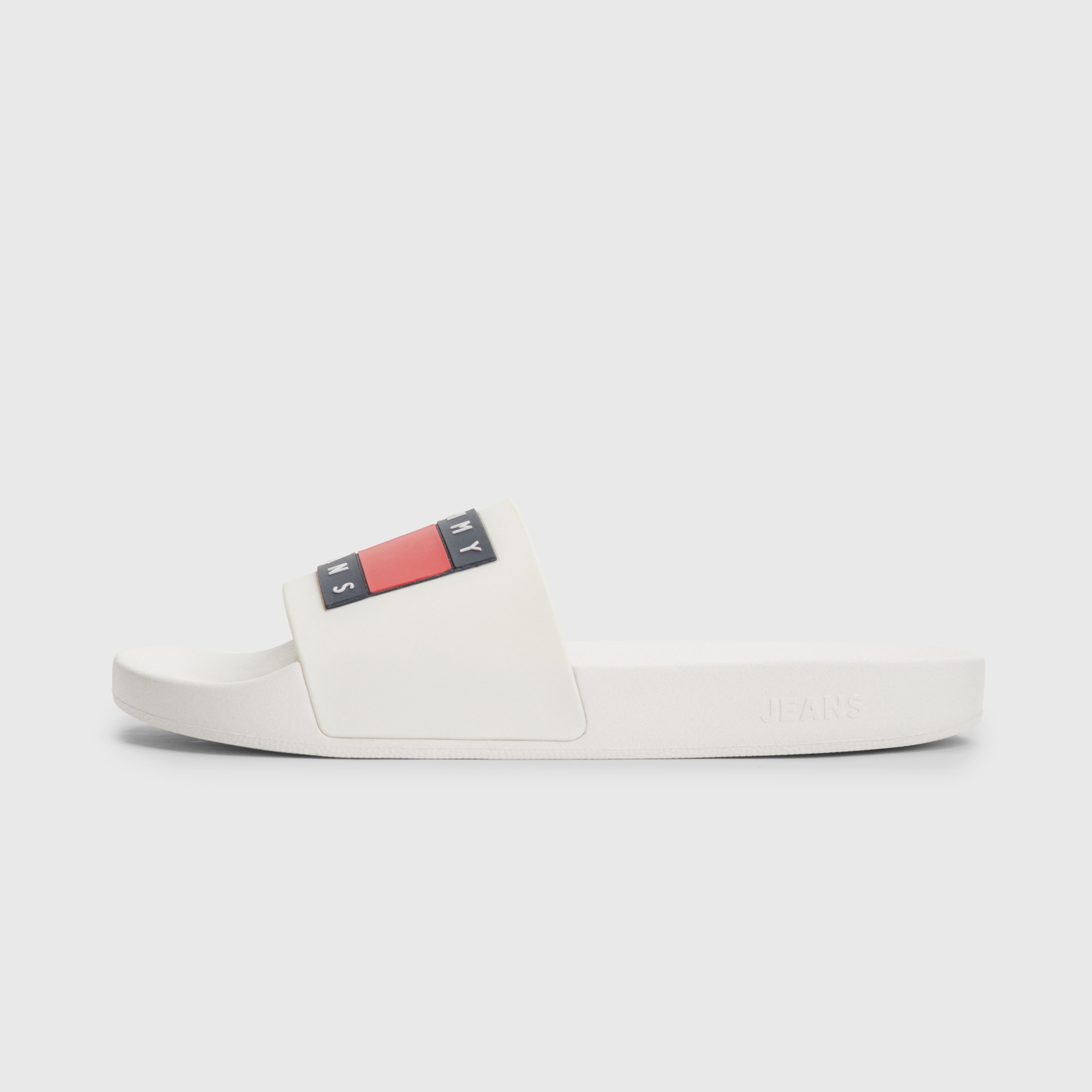 Tommy Jeans Classics Erkek Beyaz Terlik