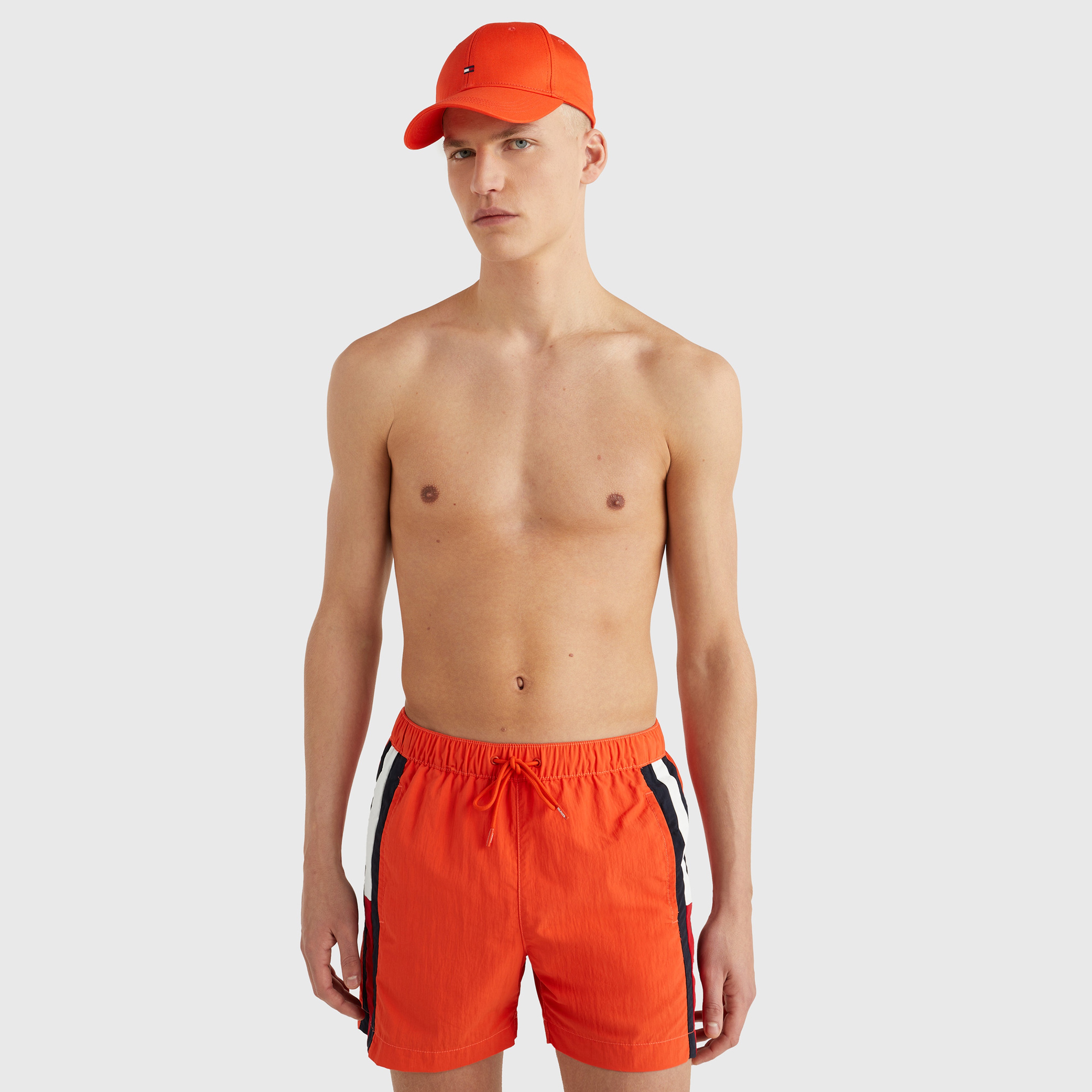 Tommy Hilfiger Classics Erkek Turuncu Deniz Şortu