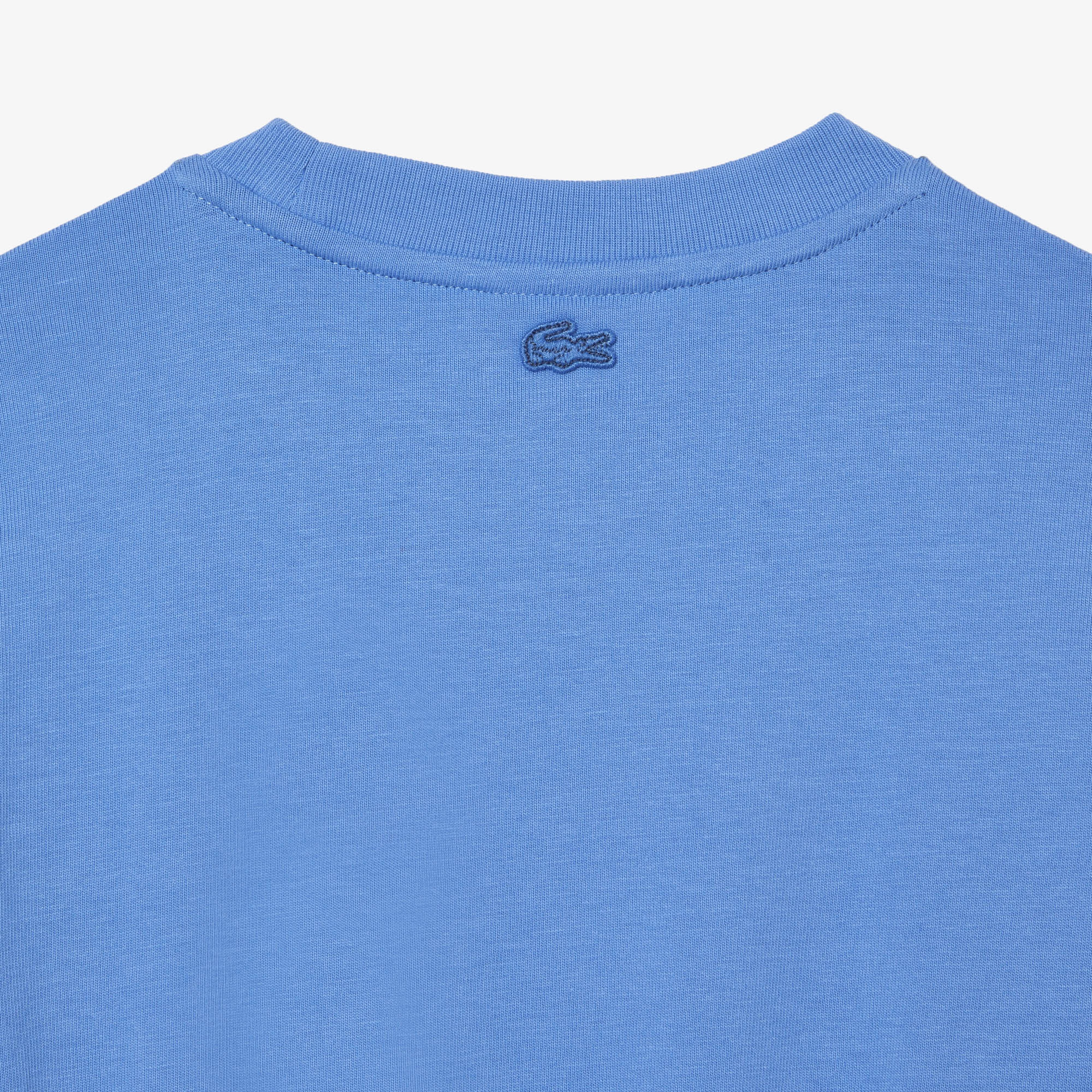 Kız Çocuk Baskılı Mavi Elbise