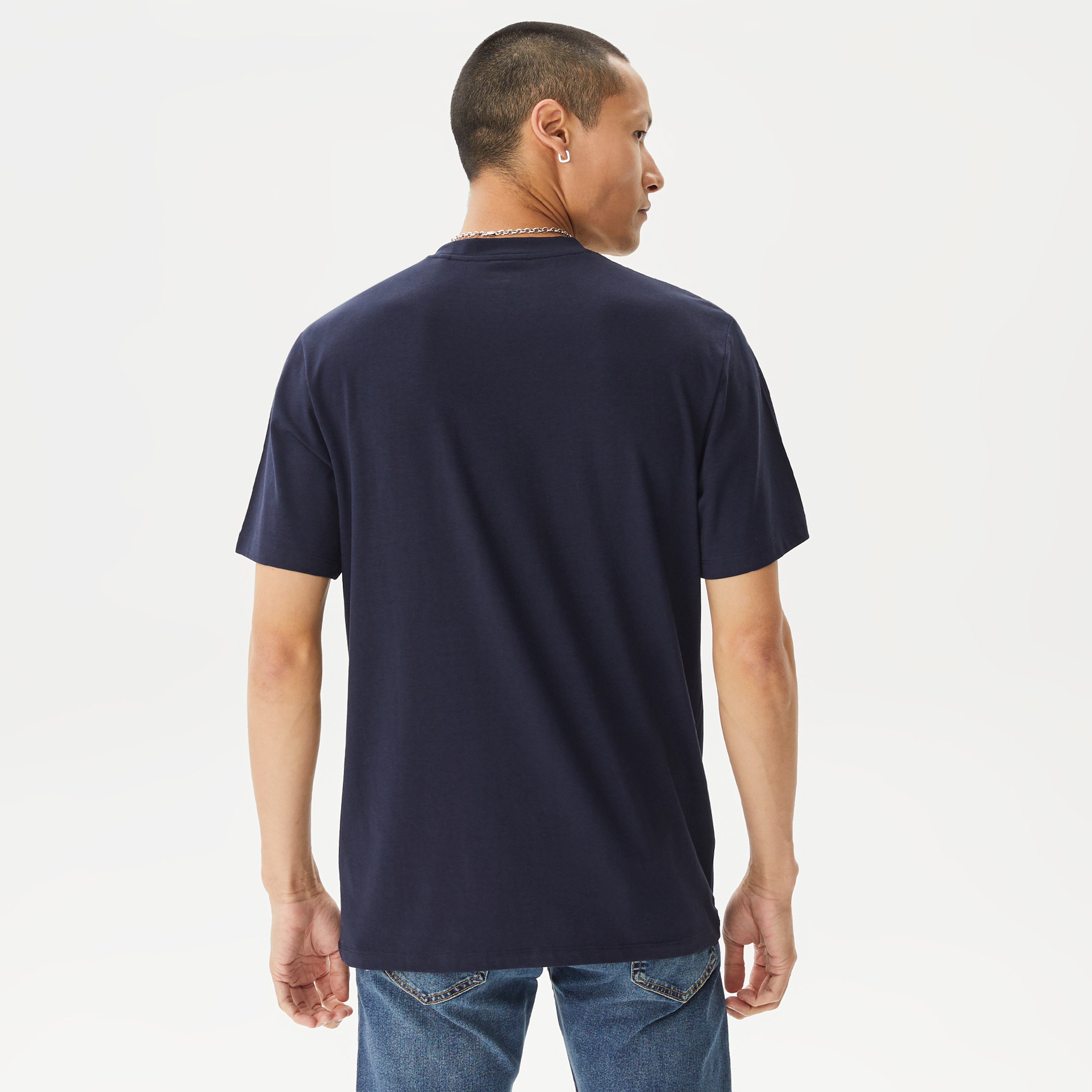 Guess Erkek Lacivert T-Shirt