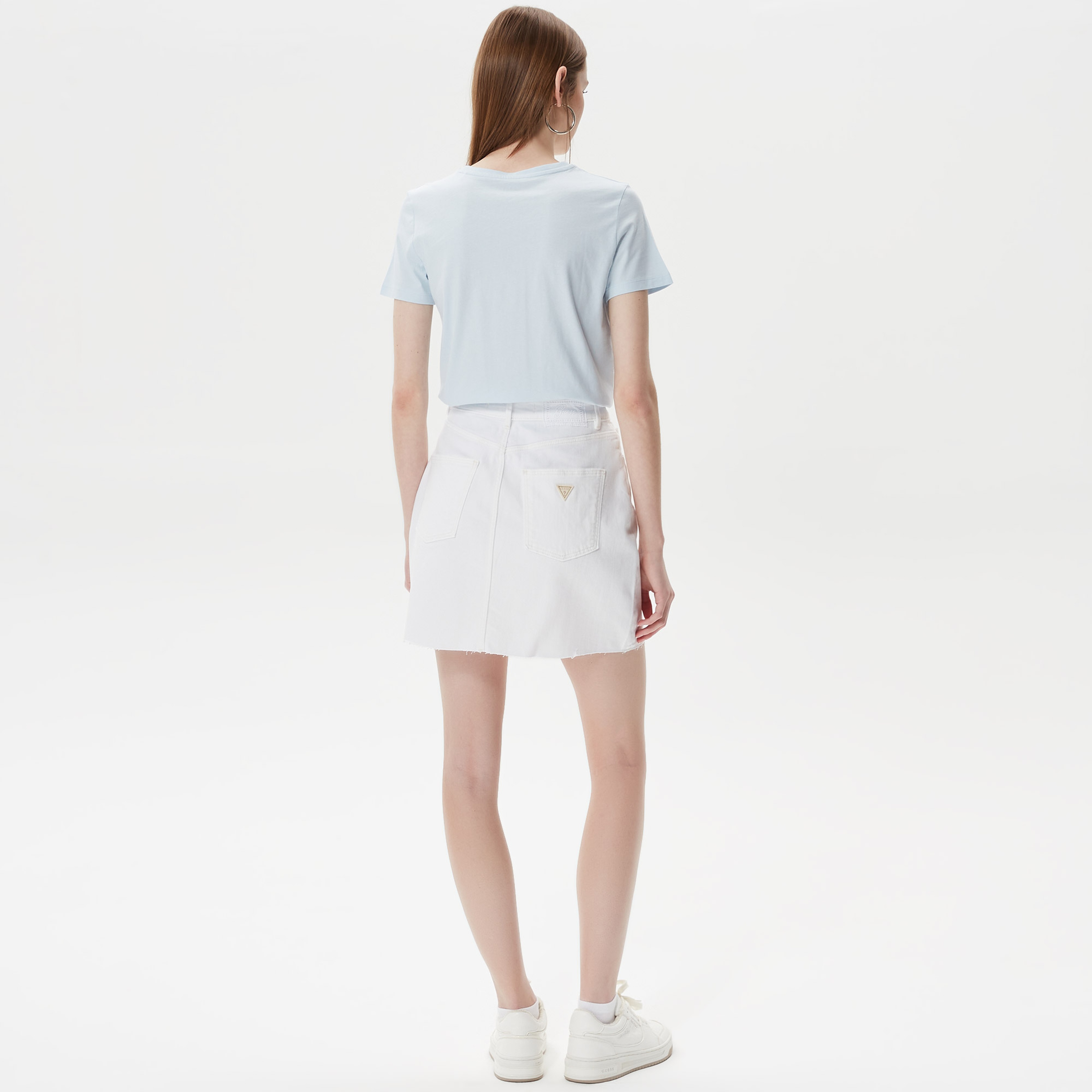 Guess Swani Kadın Beyaz Etek