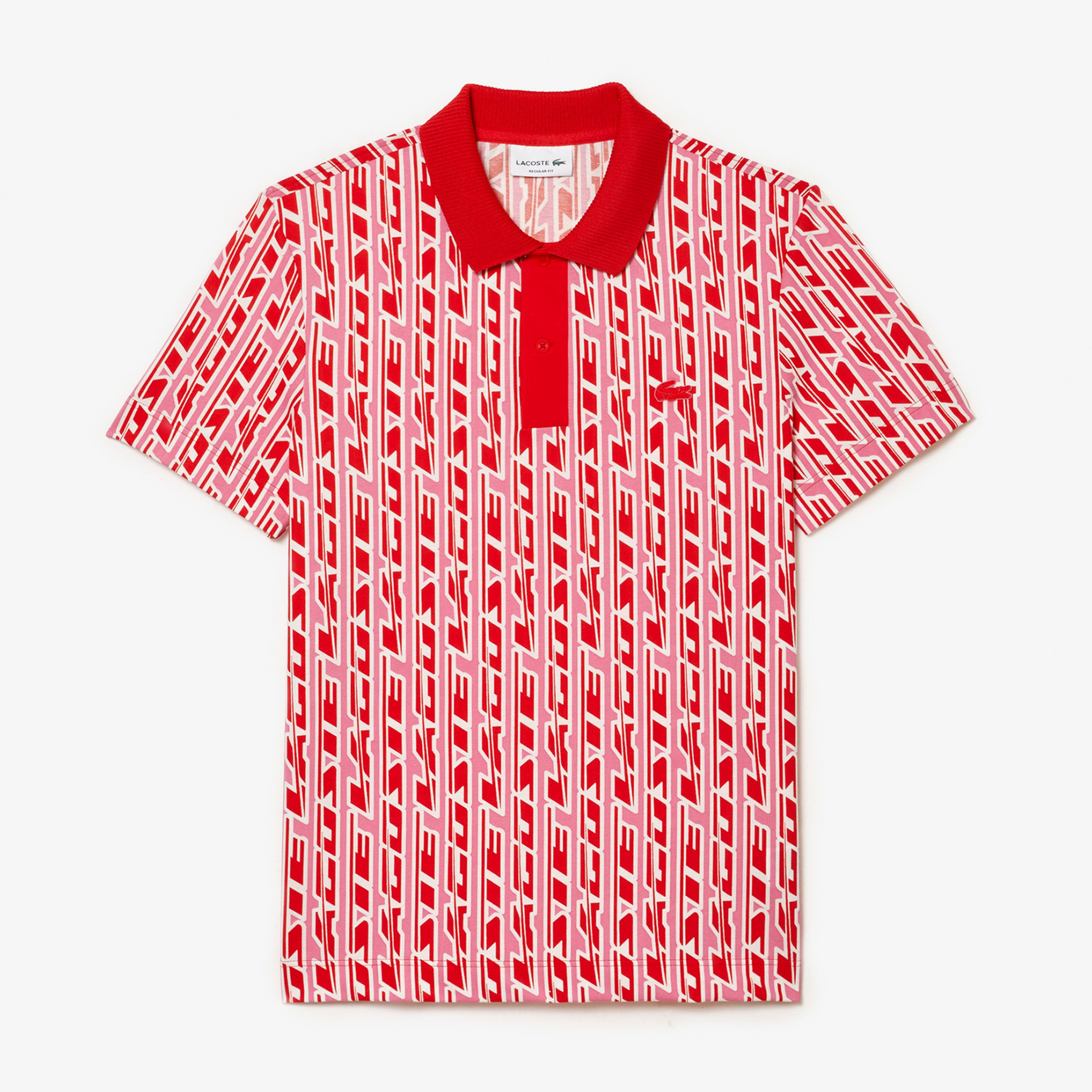 Active Erkek Regular Fit Baskılı Kırmızı Polo