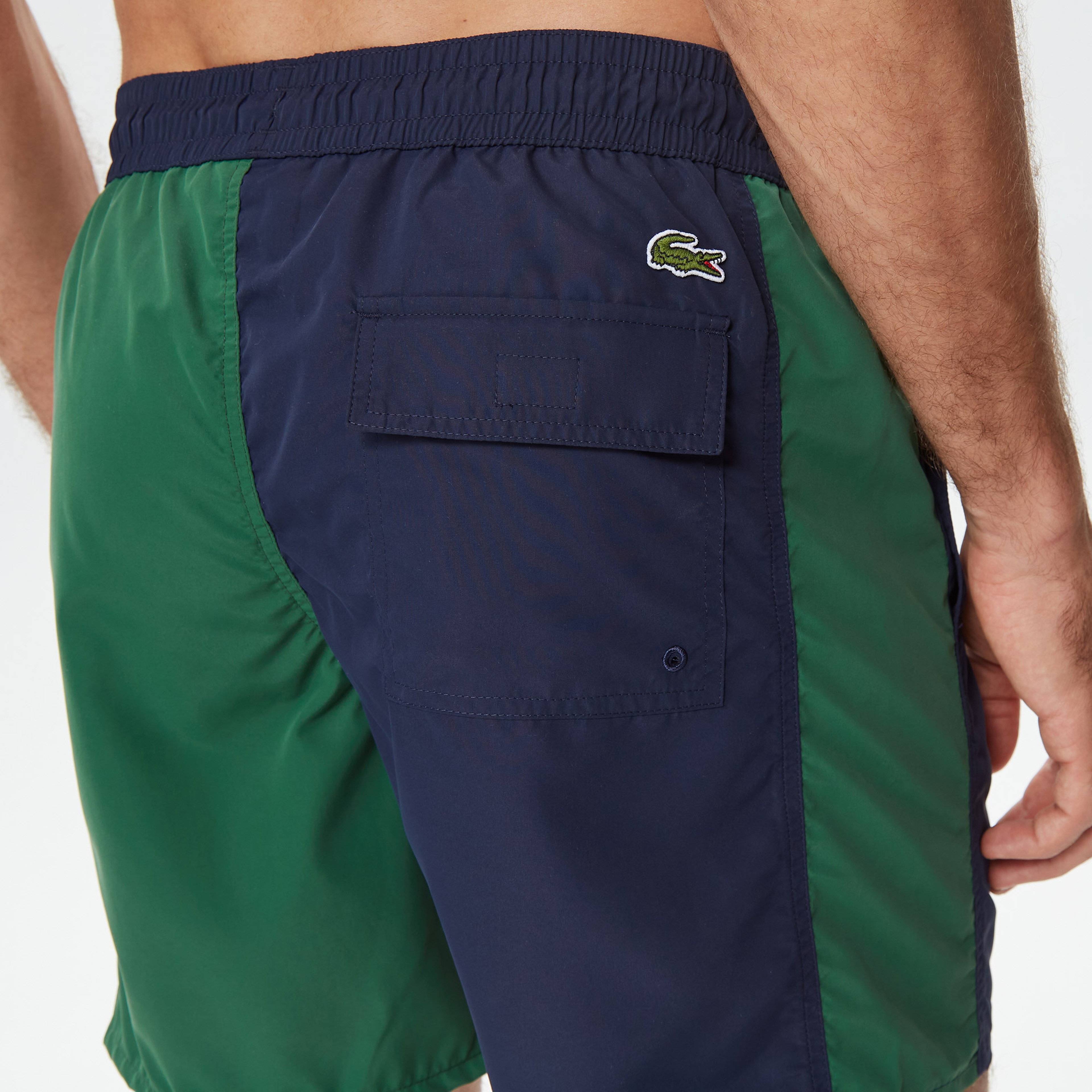 Heritage Erkek Renk Bloklu Lacivert Mayo Şort