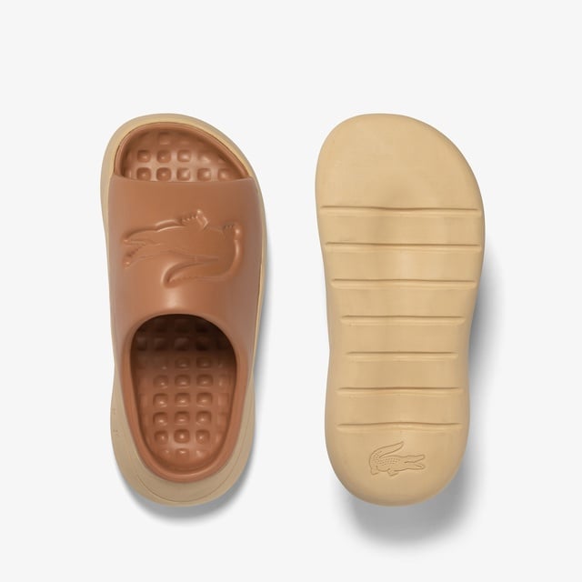 Lacoste Kahverengi Lacoste Serve 3.0 Kadın Terlik