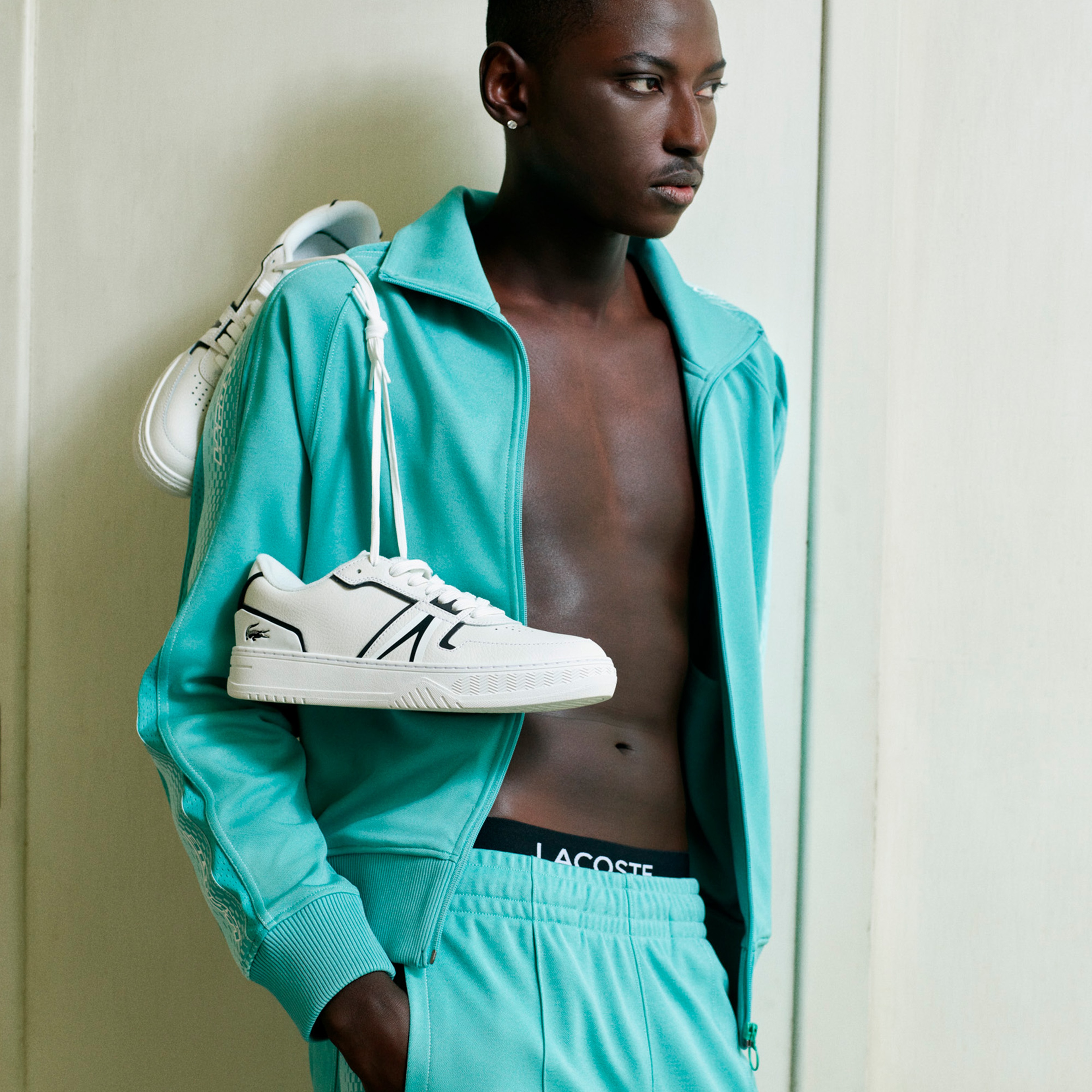 Lacoste L001 Erkek Beyaz Sneaker