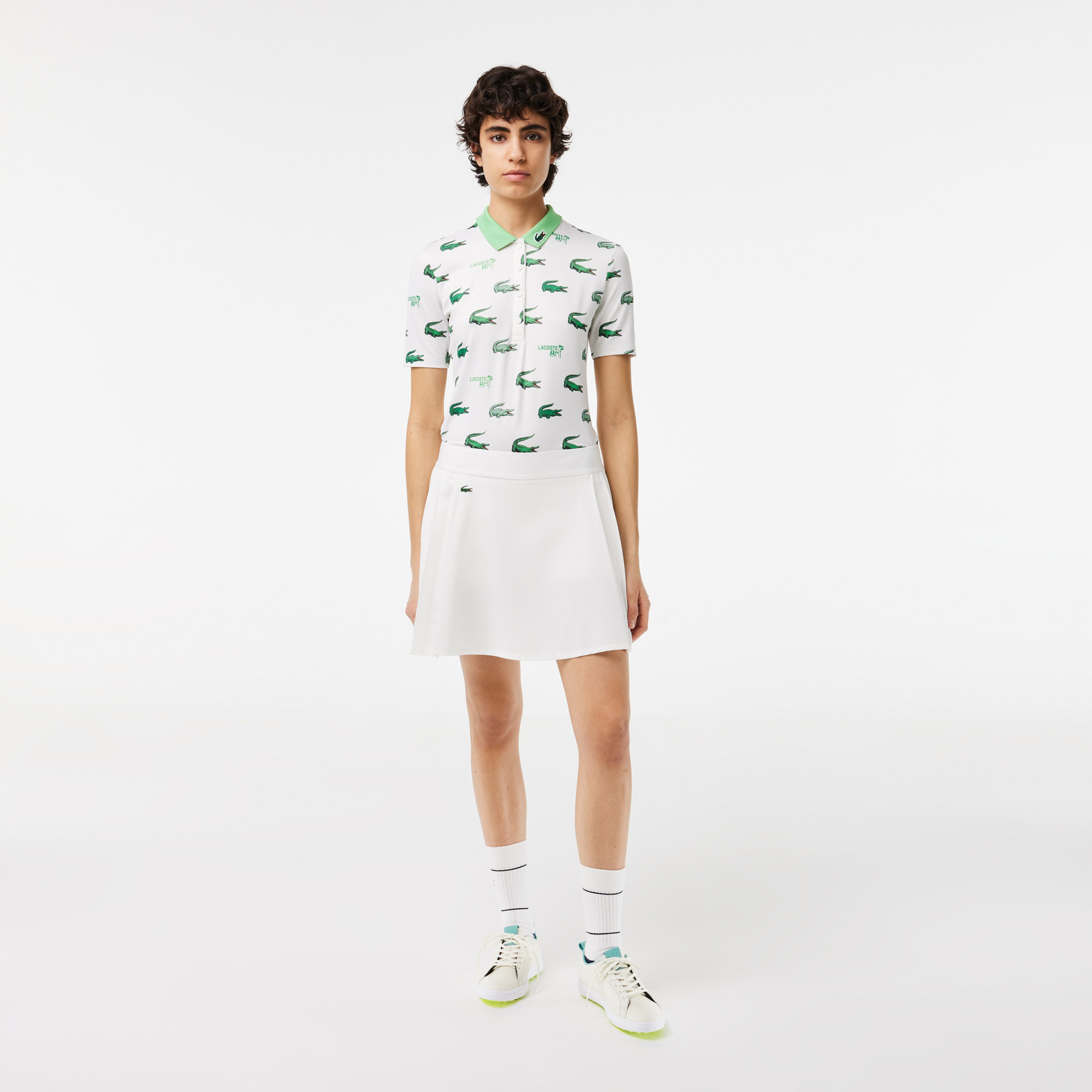 Lacoste Sport Kadın Beyaz Etek