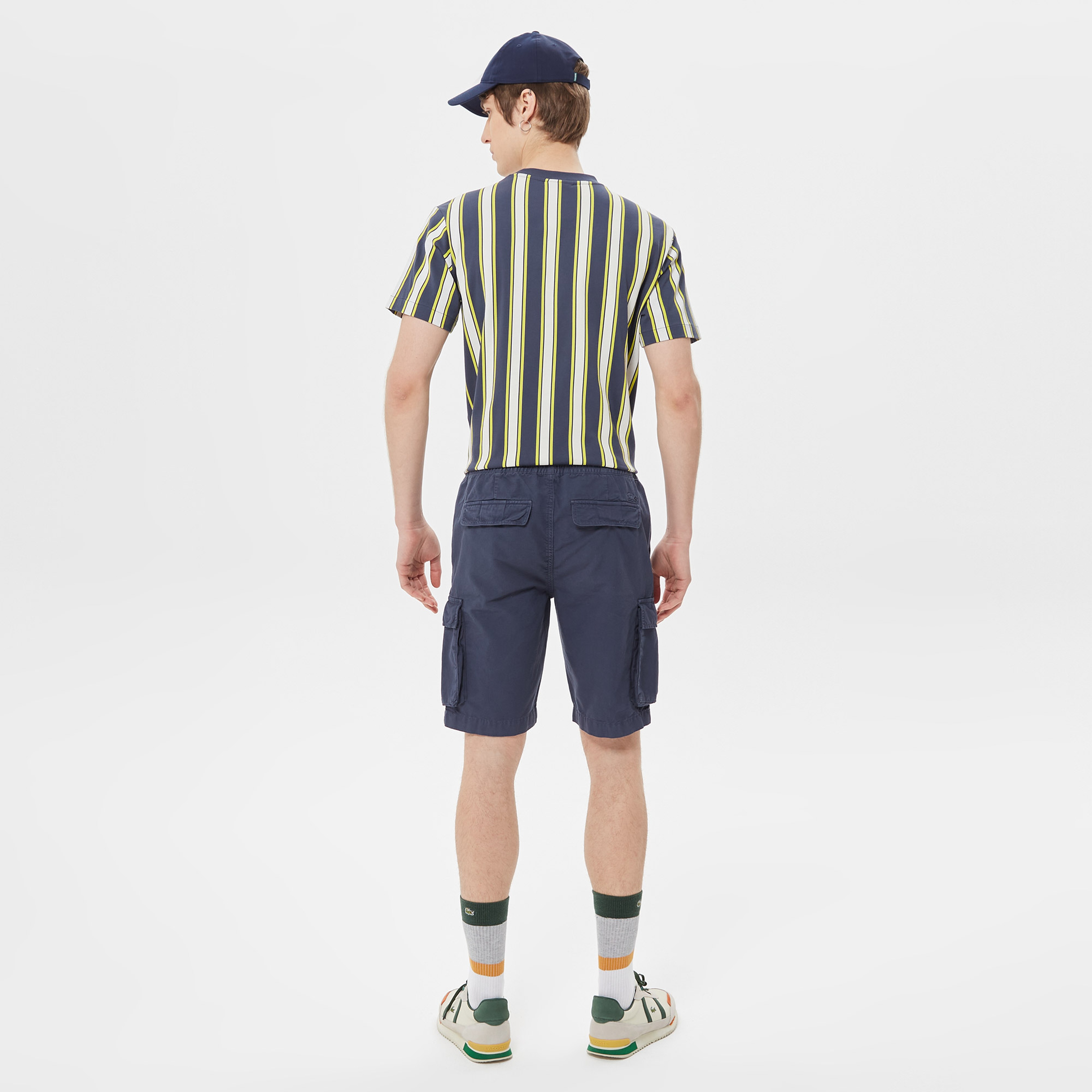 Erkek Regular Fit Lacivert Bermuda