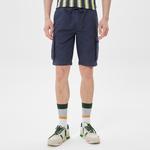 Erkek Regular Fit Lacivert Bermuda