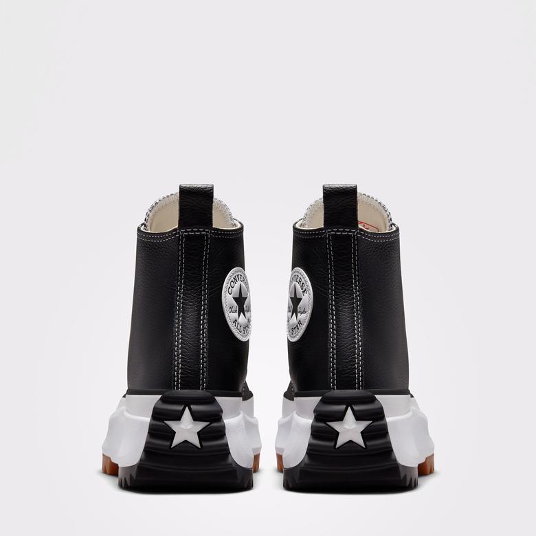 Converse Run Star Hike Platform Foundational Leather Unisex Siyah Sneaker