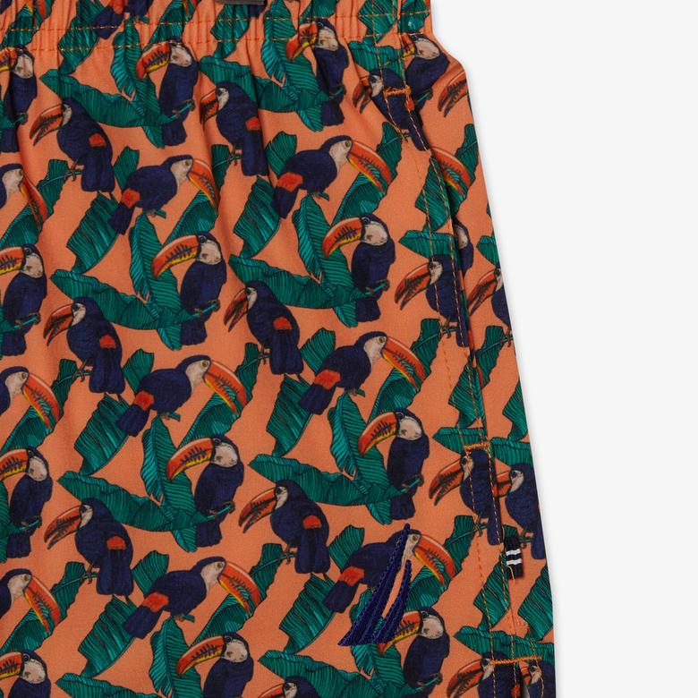 Nautica Erkek Çocuk Pembe Desenli Mayo Şort