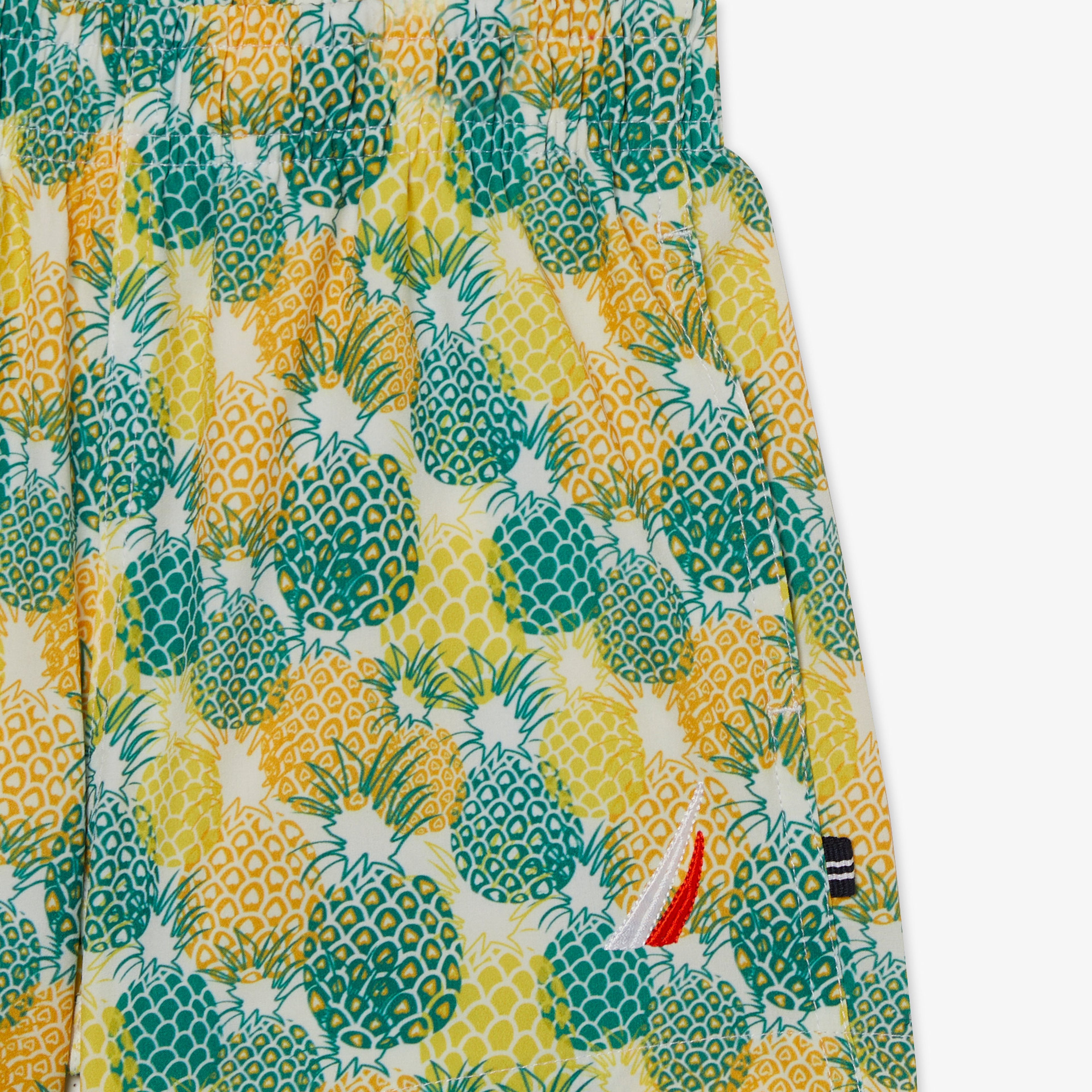 Nautica Erkek Çocuk Sarı Baskılı Mayo Şort