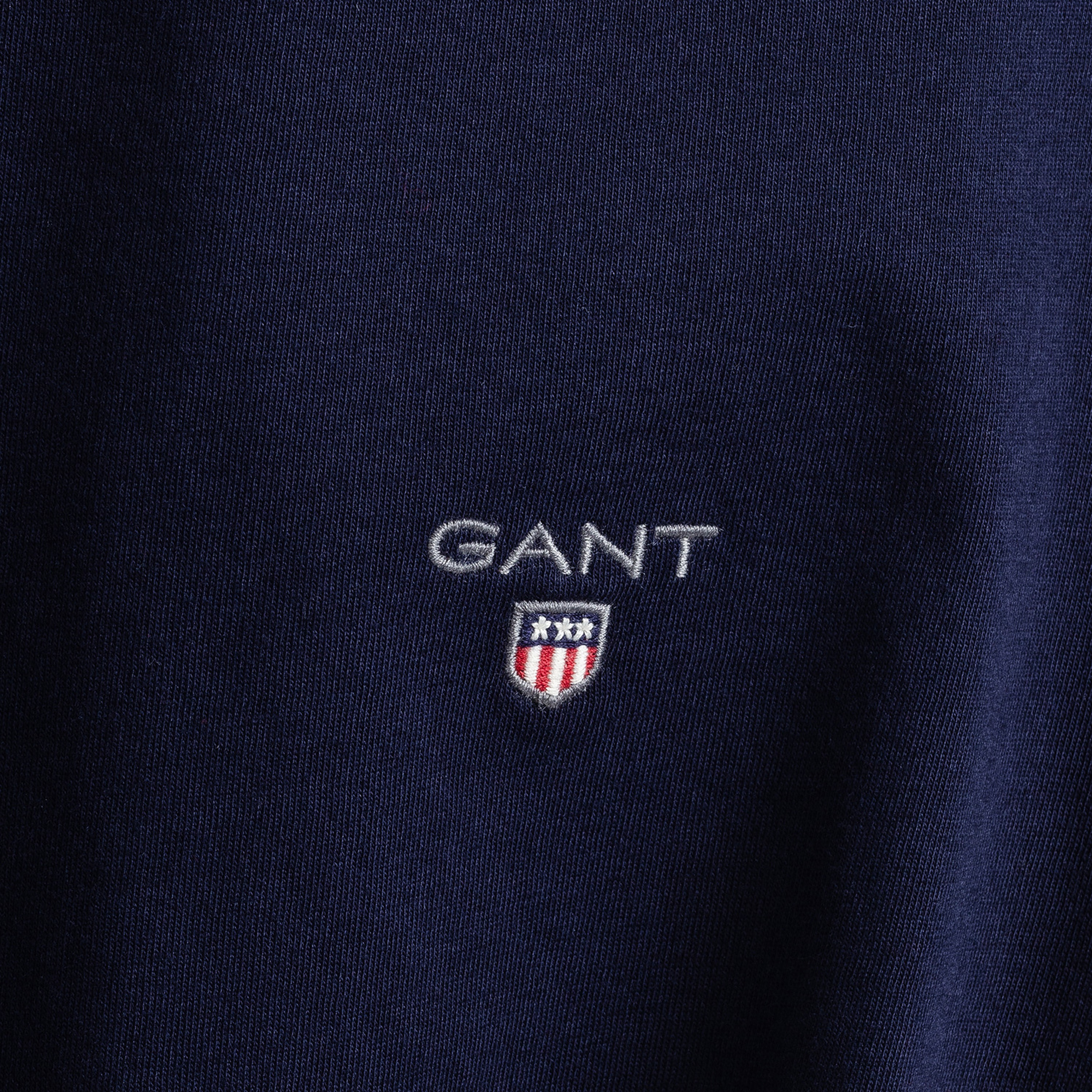 GANT Erkek Lacivert Slim Fit T-Shirt