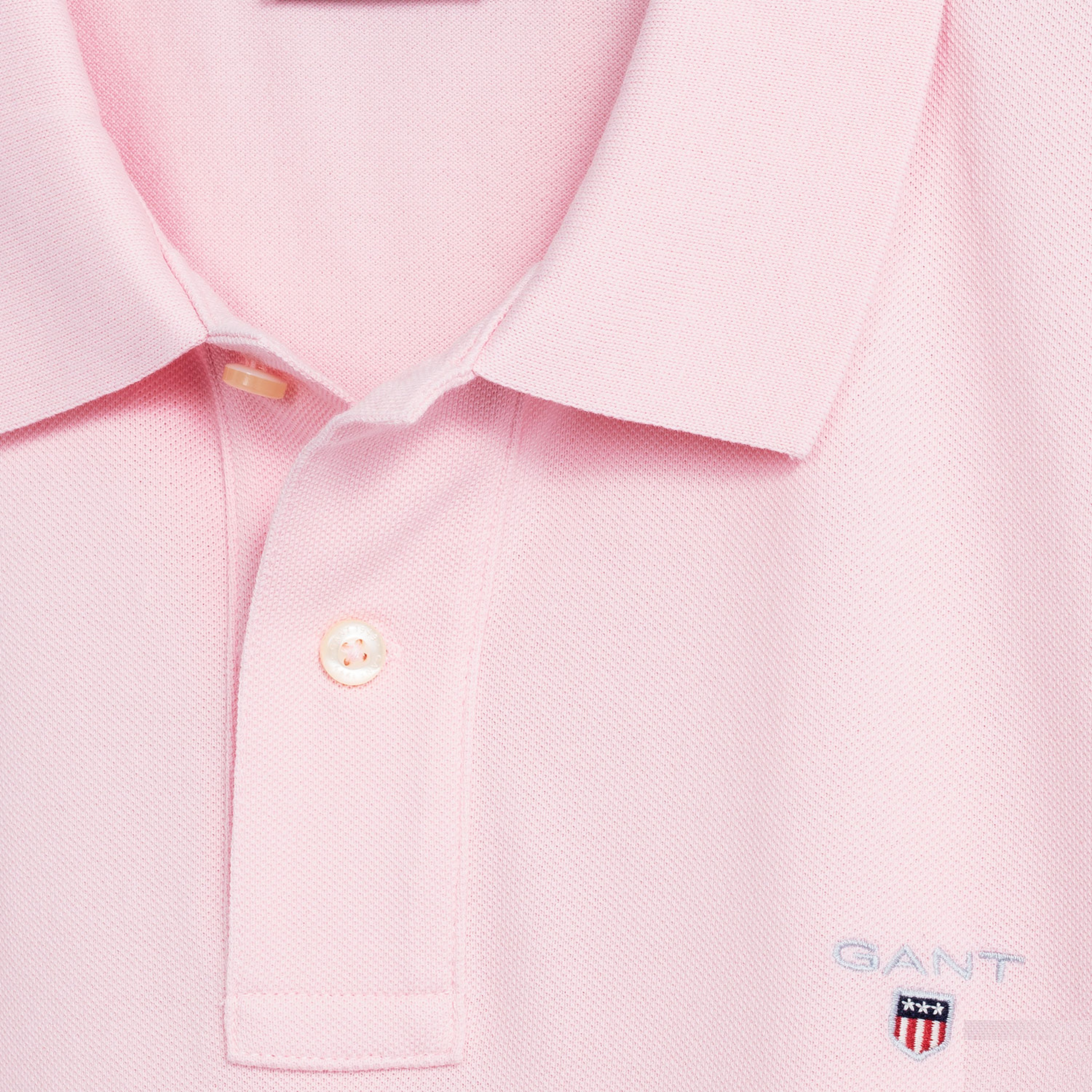 GANT Erkek Pembe Regular Fit Polo