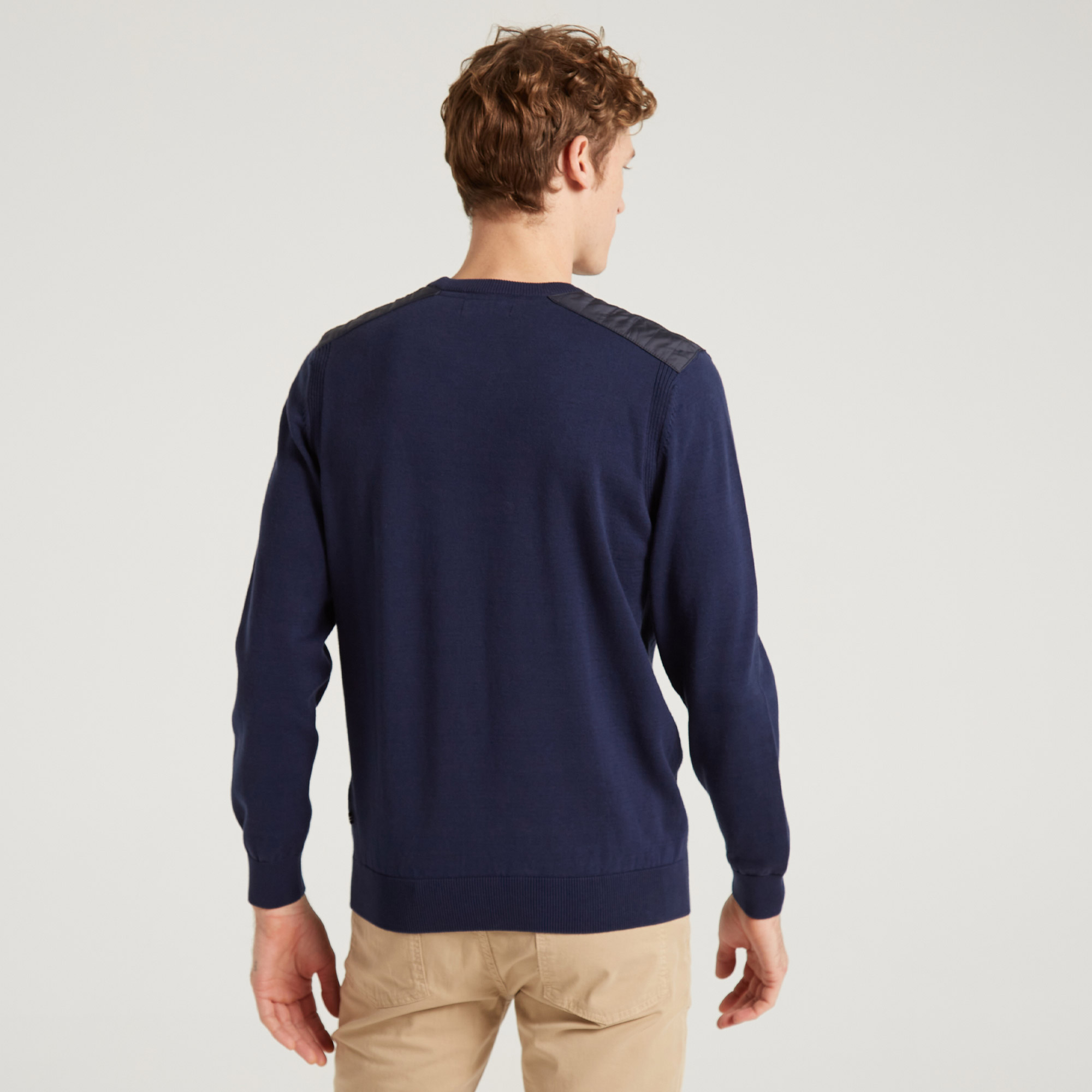 NAUTICA ERKEK LACİVERT TRİKO KAZAK