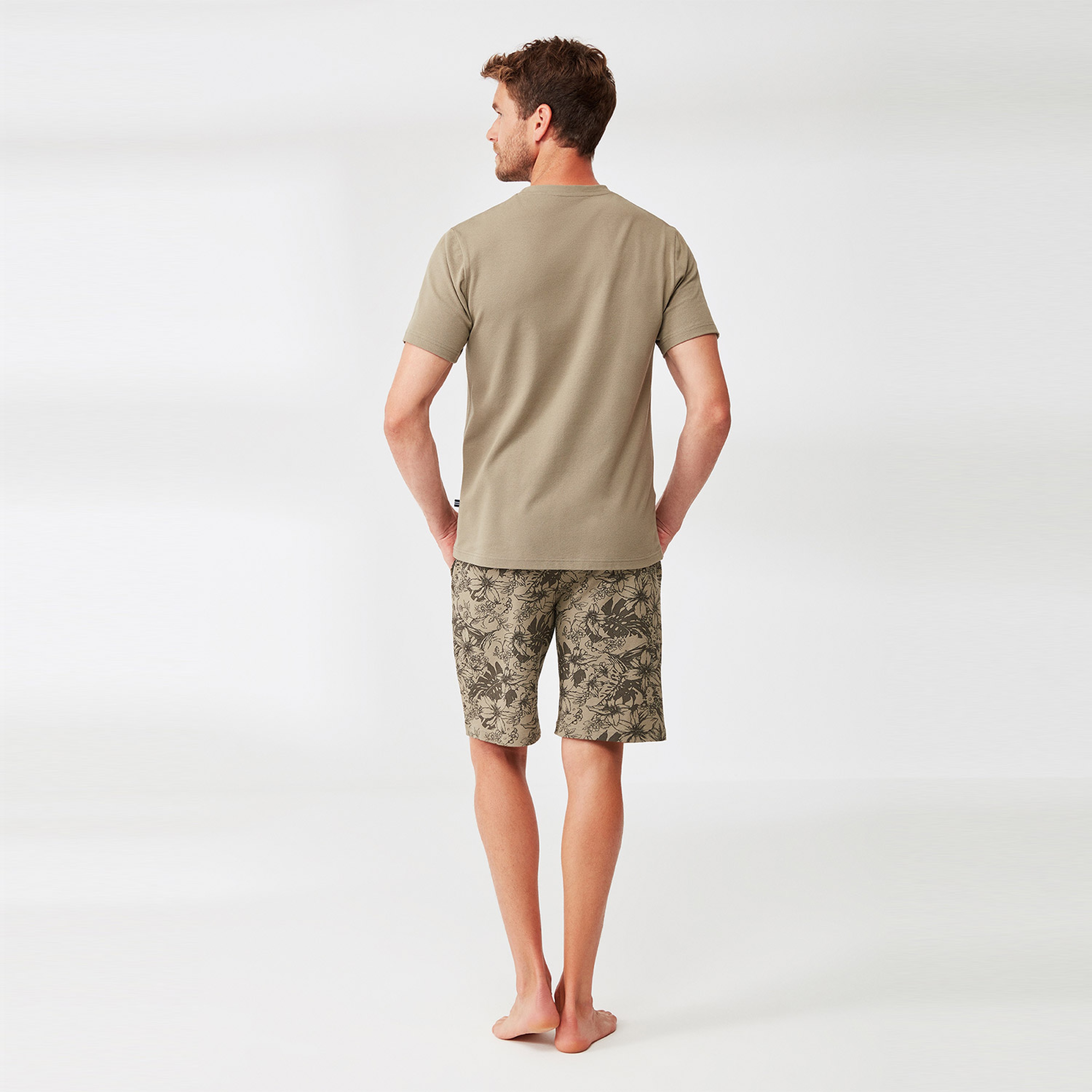 NAUTICA ERKEK YEŞİL PİJAMA TAKIM