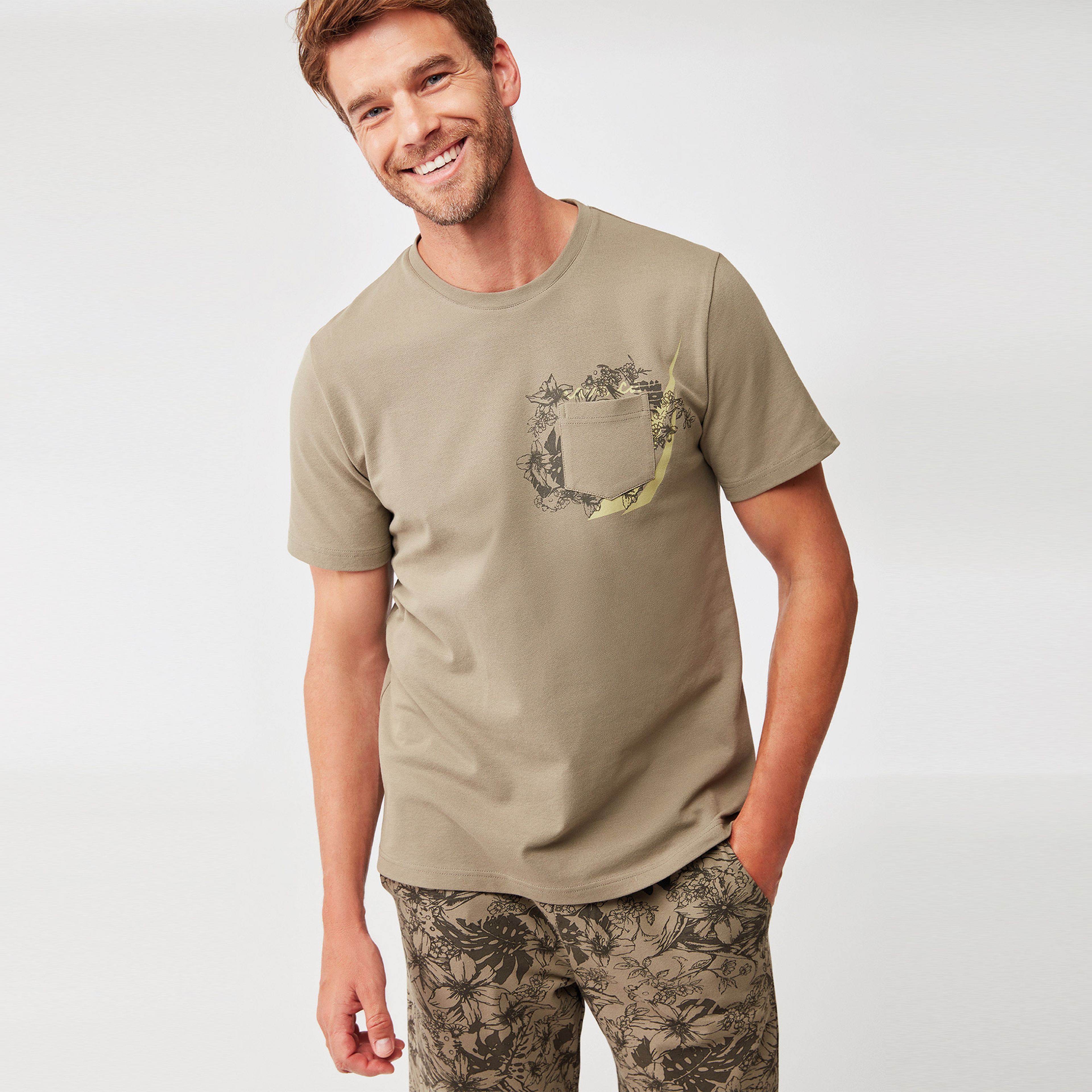 NAUTICA ERKEK YEŞİL PİJAMA TAKIM