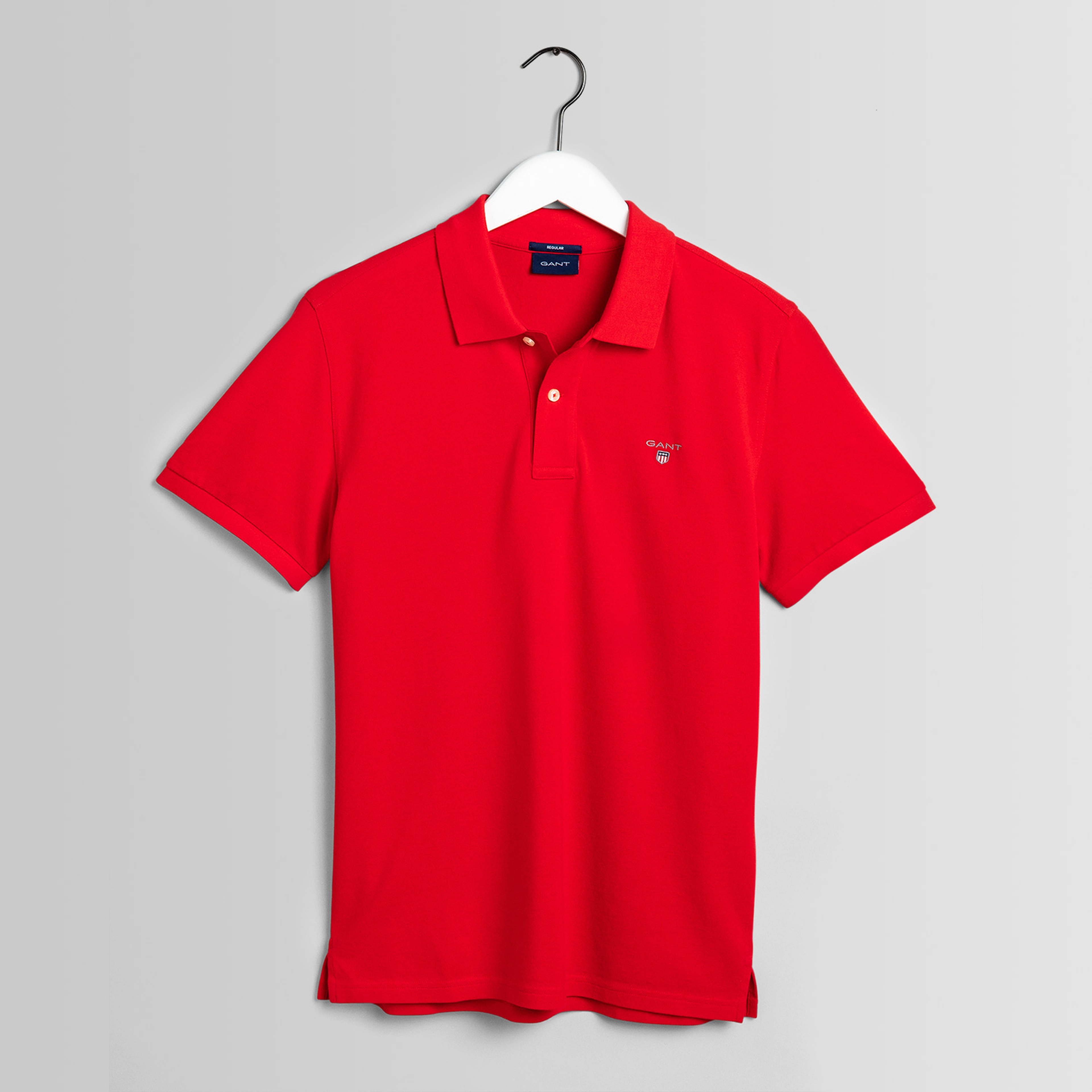 GANT Erkek Kırmızı Regular Fit Polo