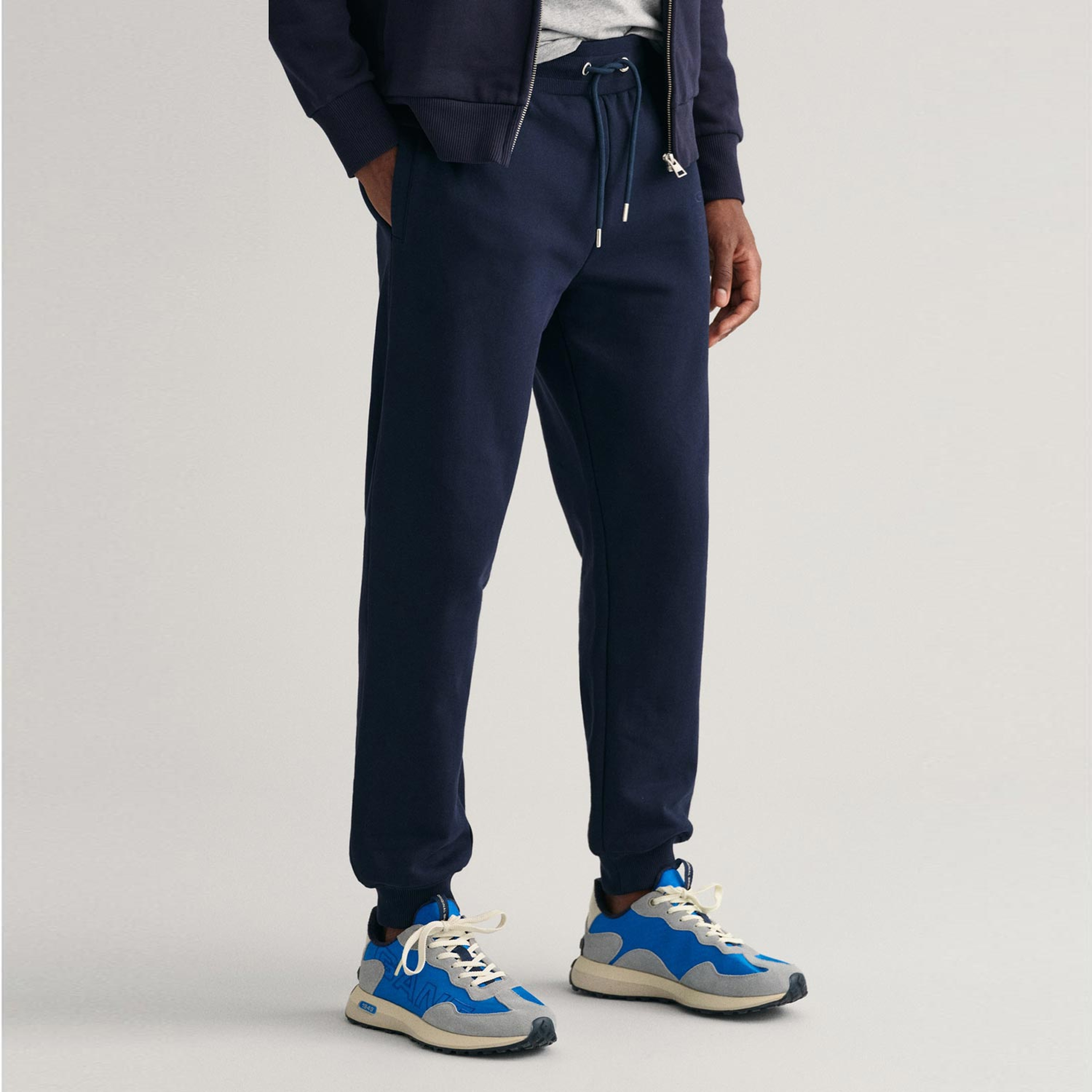 GANT Erkek Lacivert Regular Fit Logolu Eşofman Altı