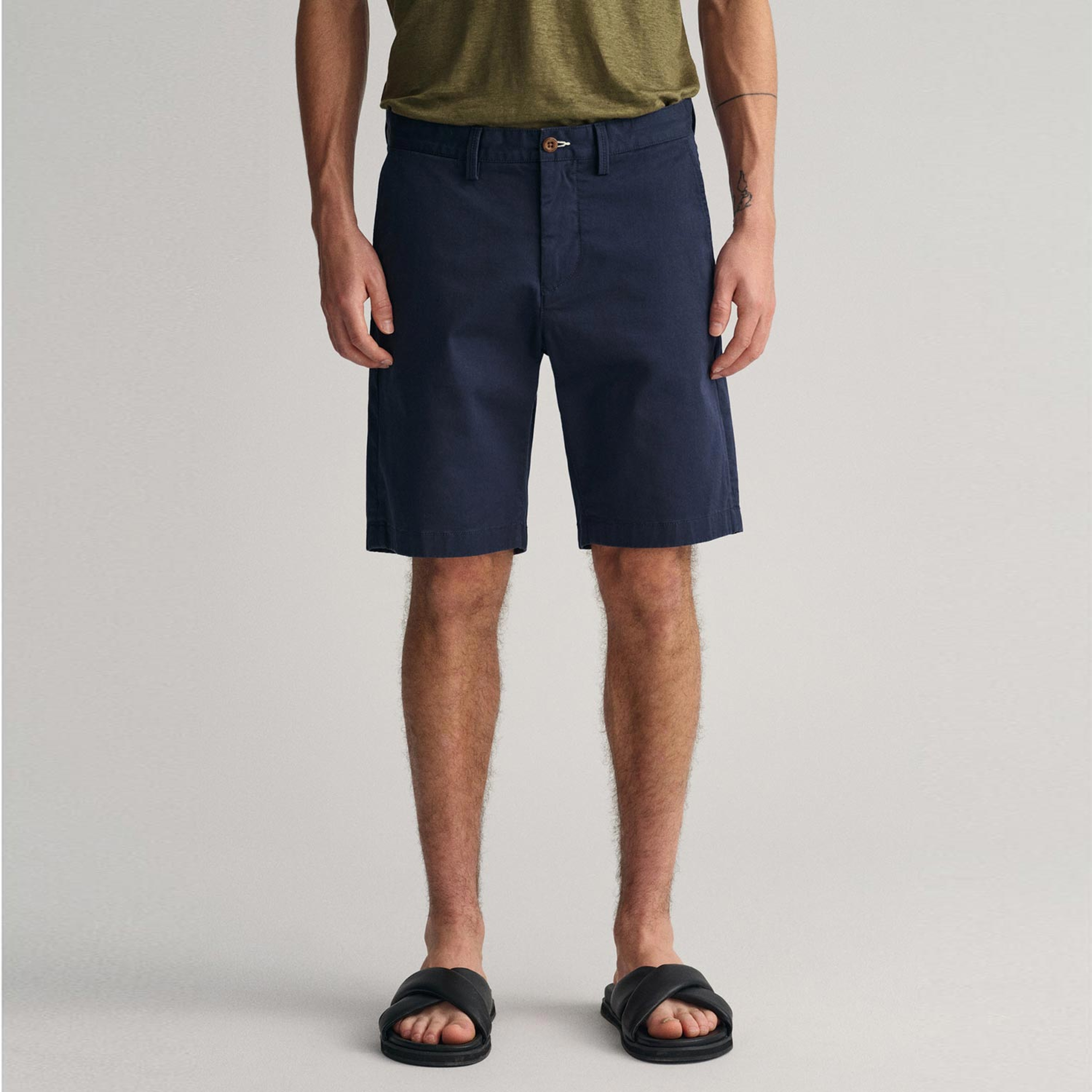 GANT Erkek Lacivert Slim Fit Şort