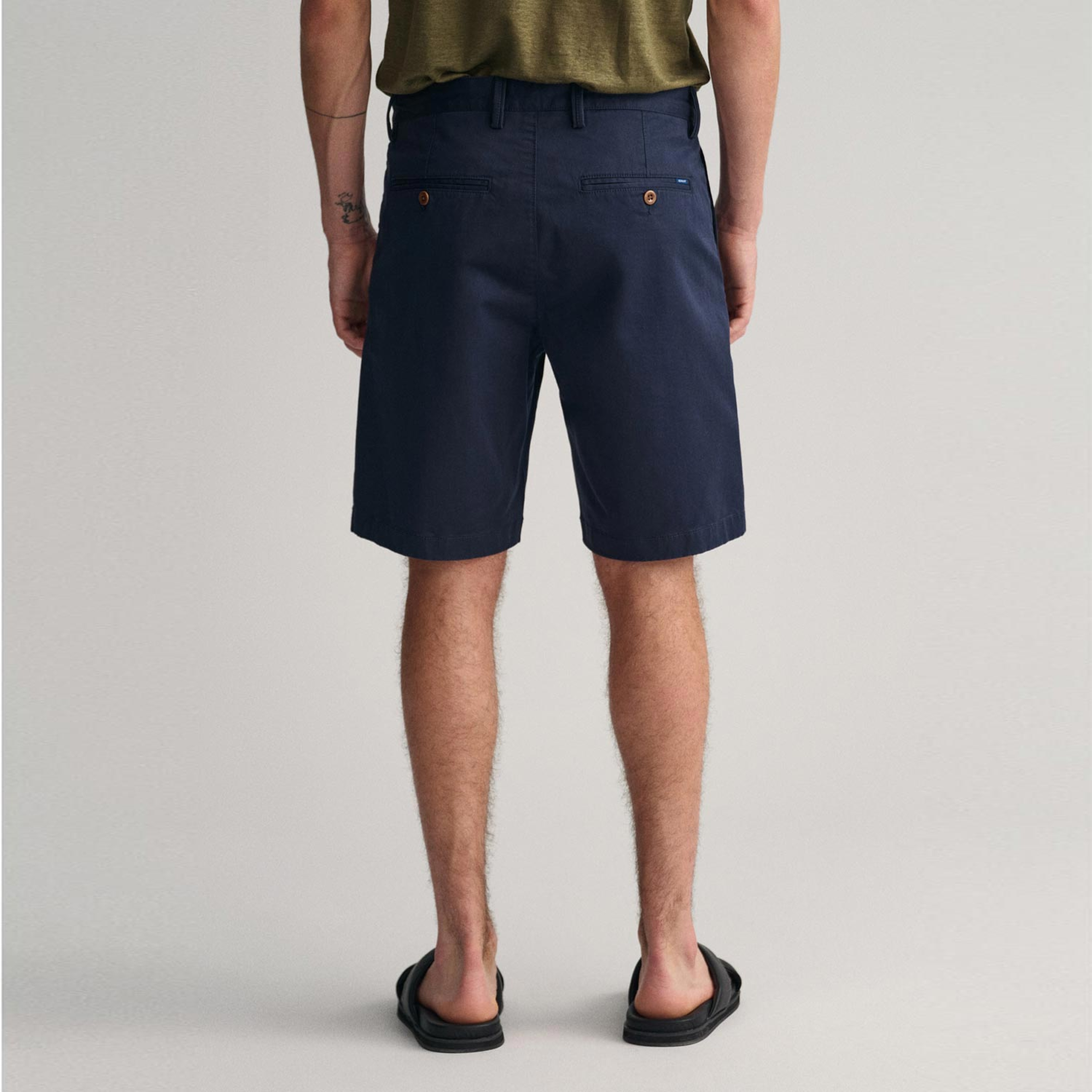 GANT Erkek Lacivert Slim Fit Şort